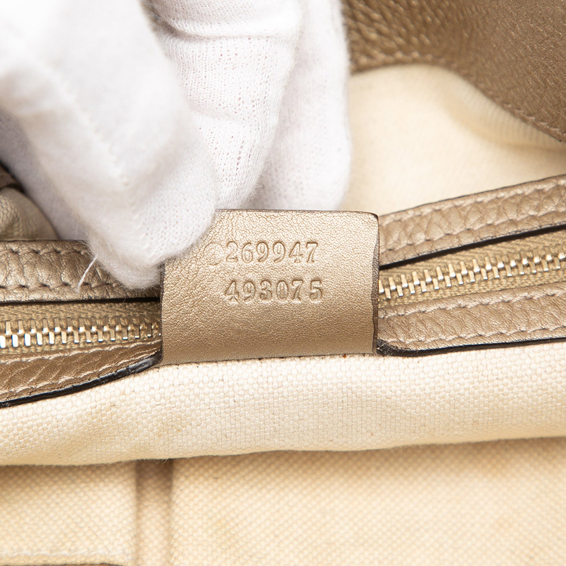 Gucci Large GG Canvas Bella Shoulder Bag