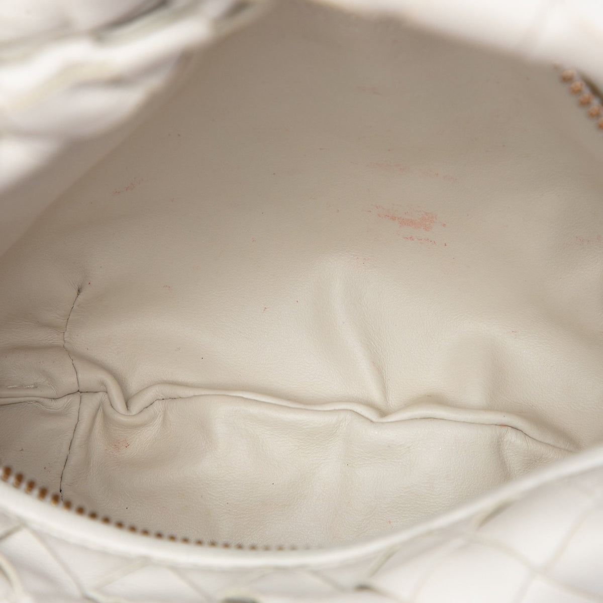 Bottega Veneta Mini Nappa Intrecciato Jodie — White