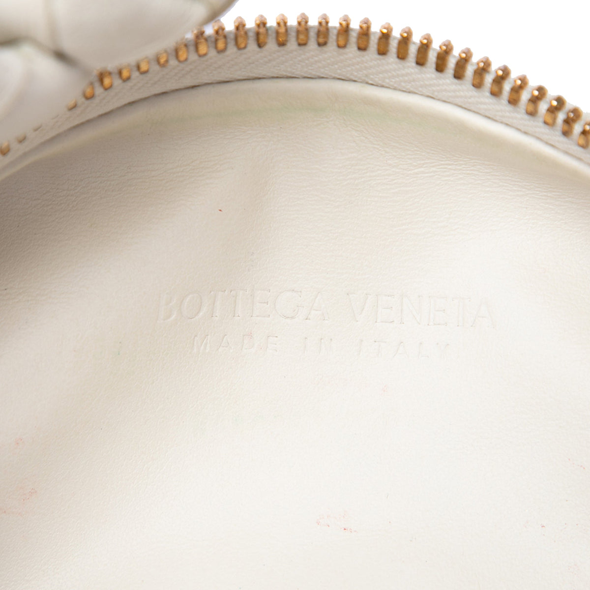 Bottega Veneta Mini Nappa Intrecciato Jodie — White