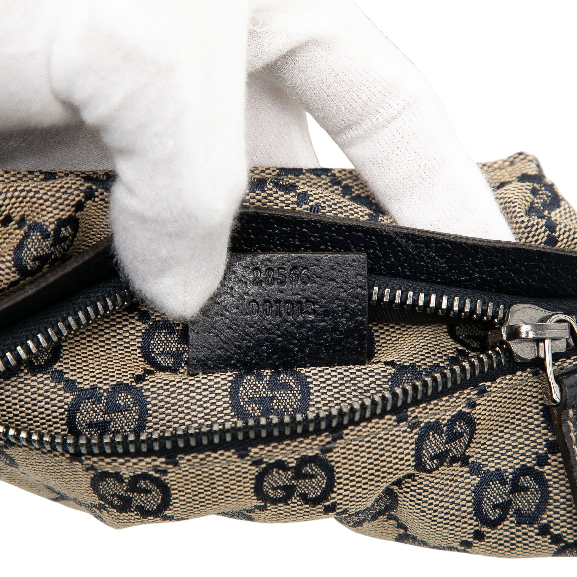 Gucci GG Canvas Web Double Pocket Belt Bag