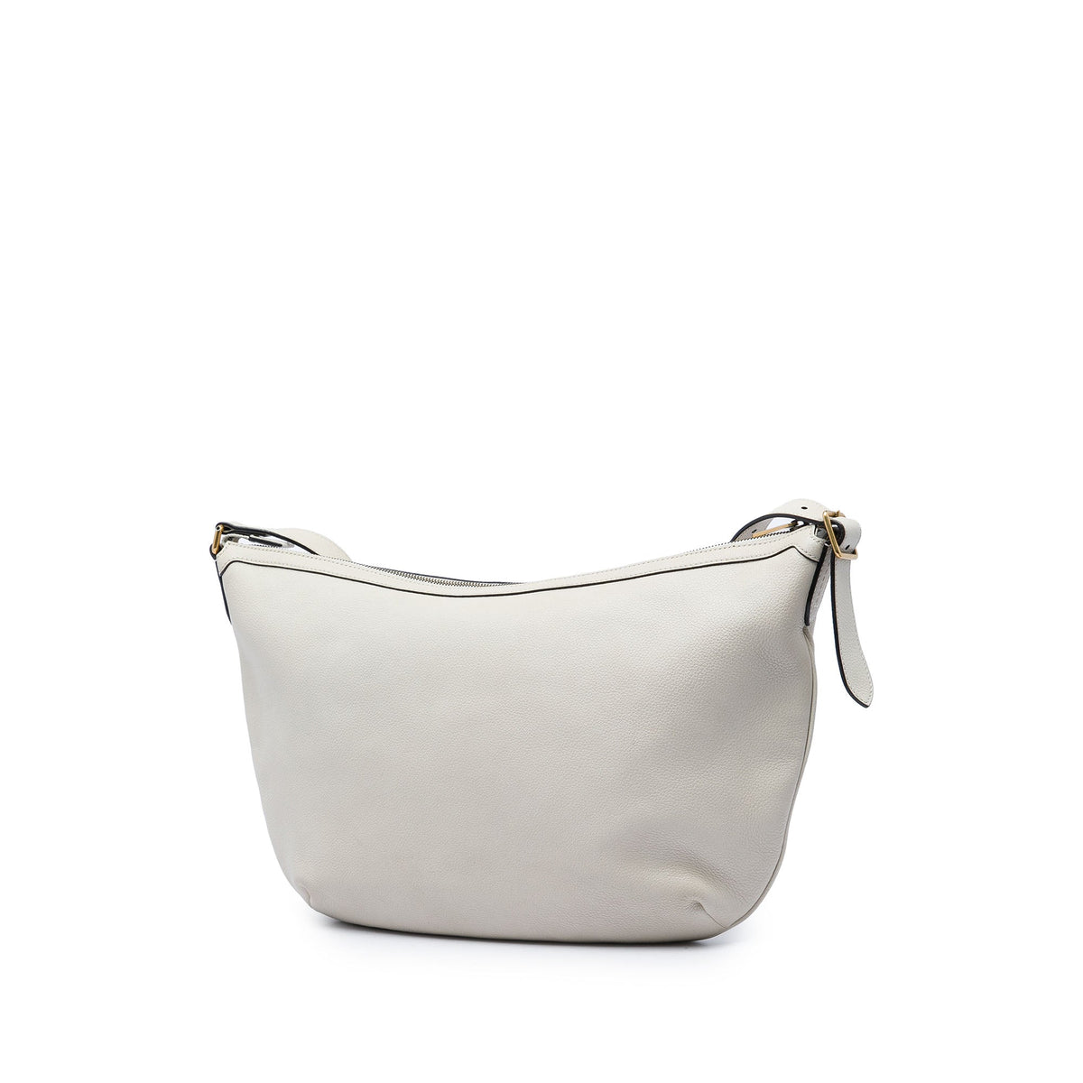 Gucci Grained Calfskin Logo Half Moon Crossbody