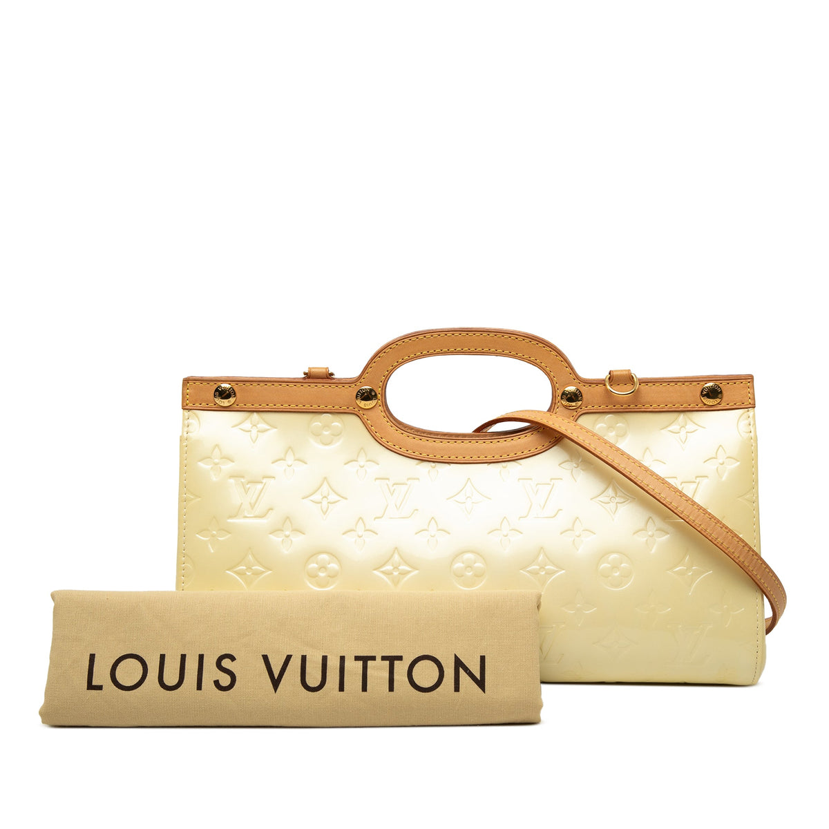 Louis Vuitton Monogram Vernis Roxbury Drive — Yellow