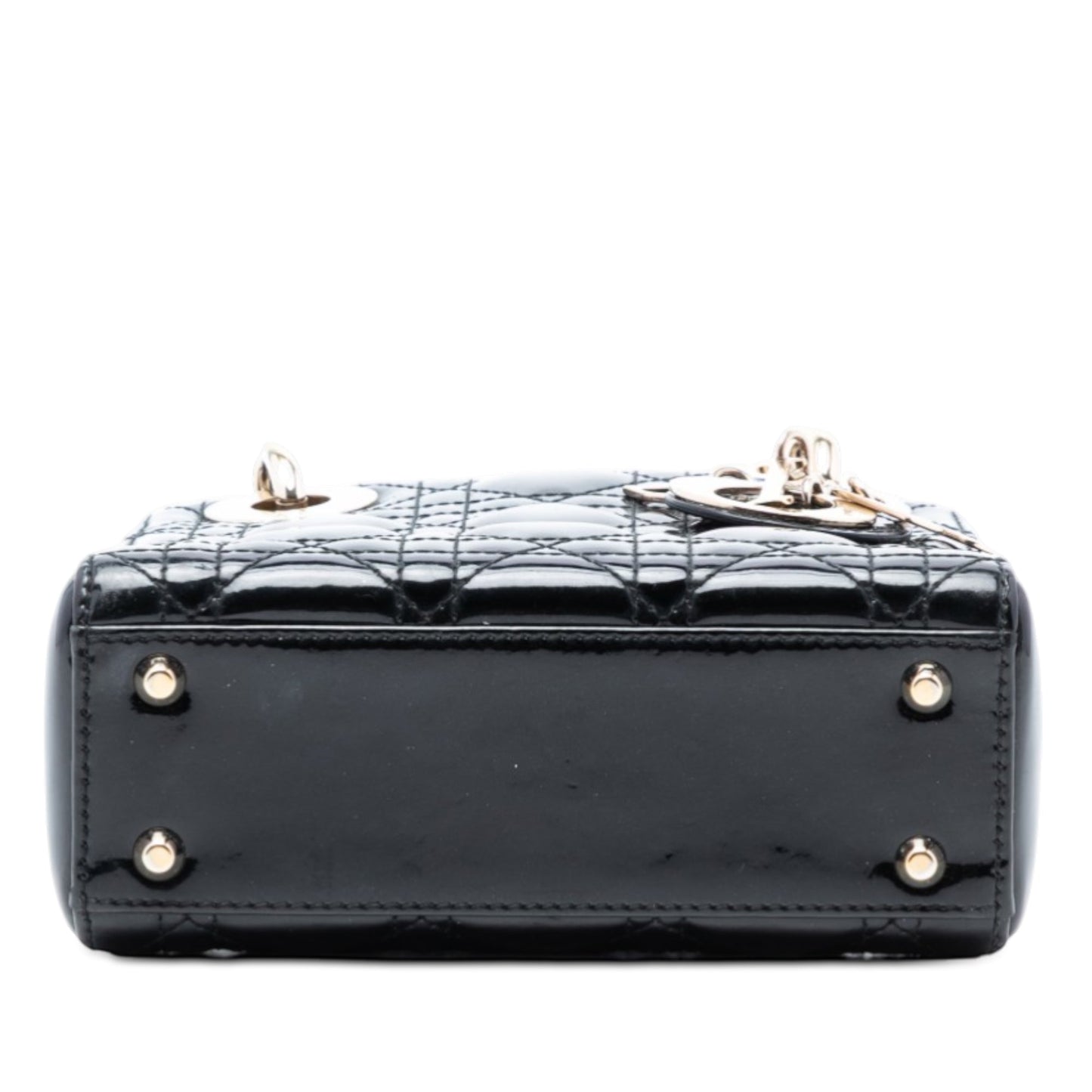 Dior Mini Patent Cannage Lady Dior