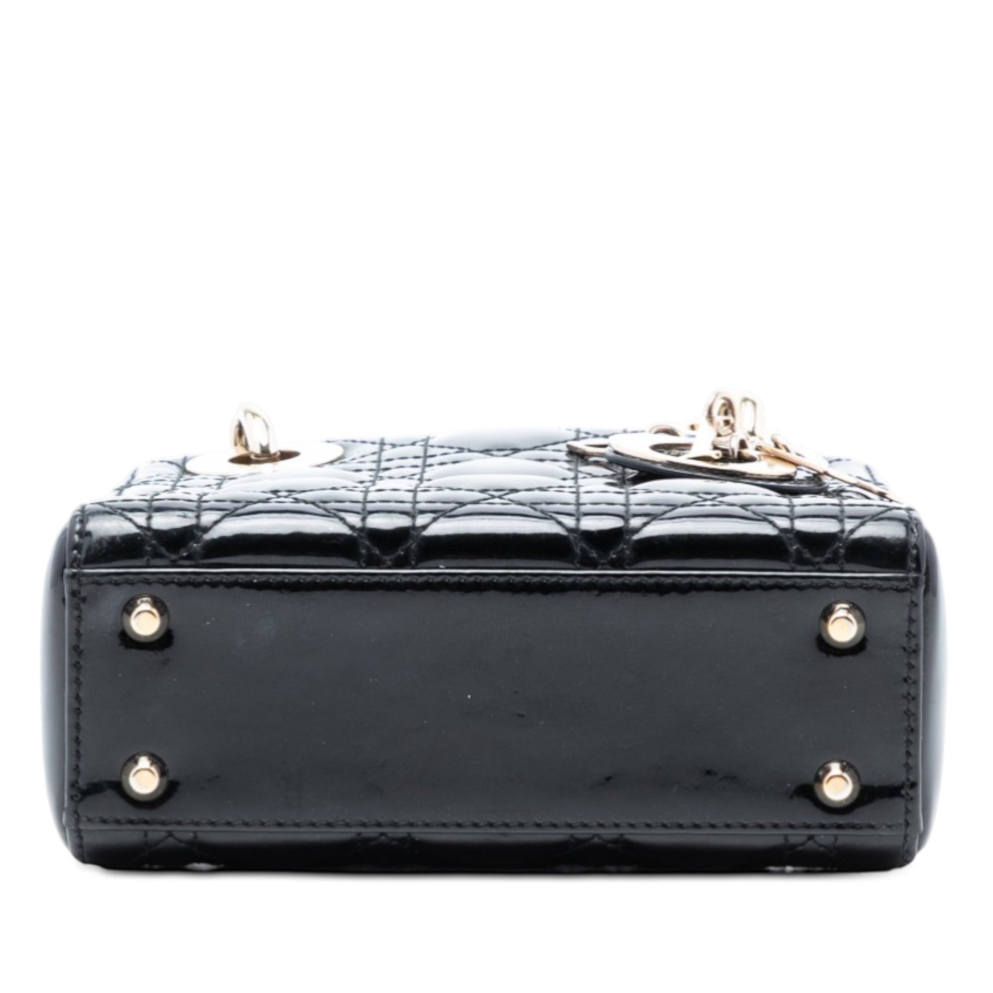 Dior Mini Patent Cannage Lady Dior