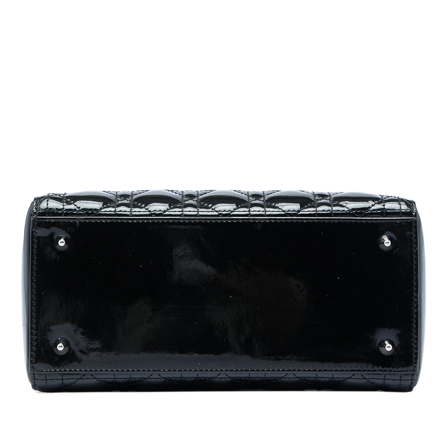 Dior Medium Patent Cannage Lady Dior