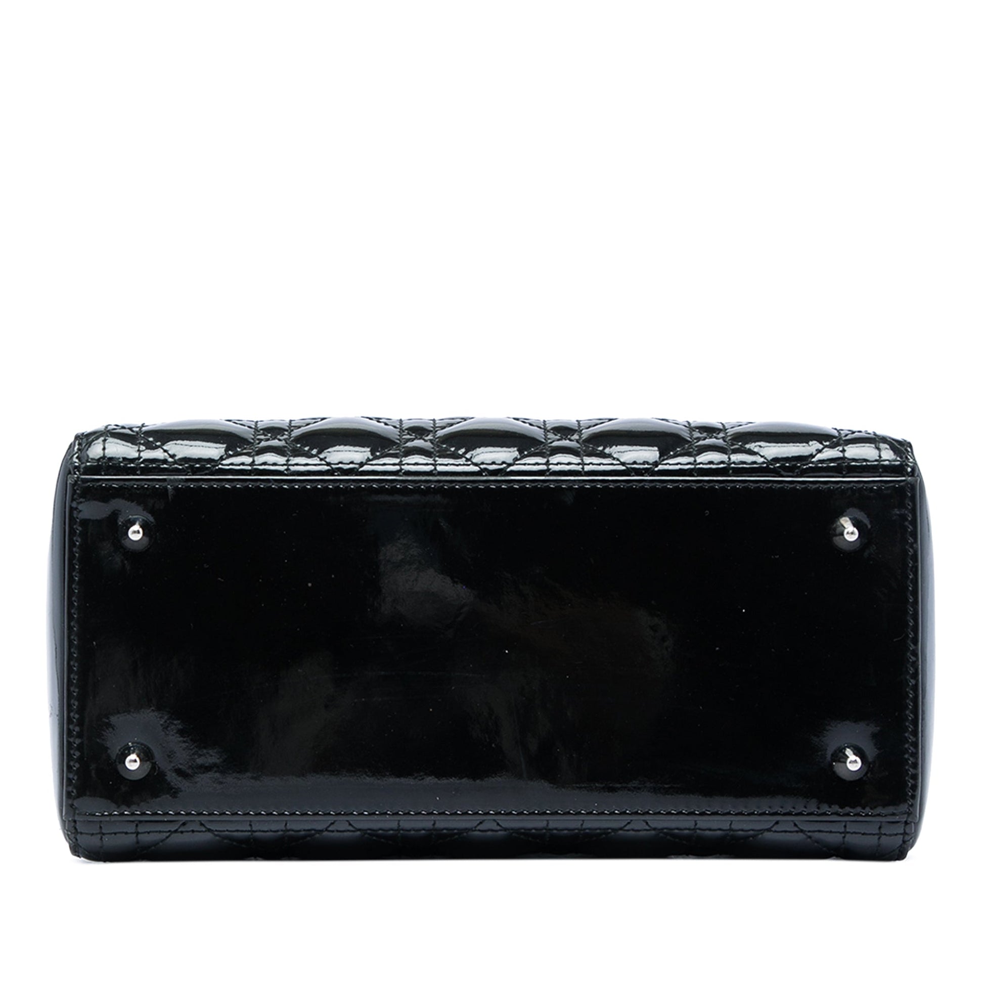Dior Medium Patent Cannage Lady Dior