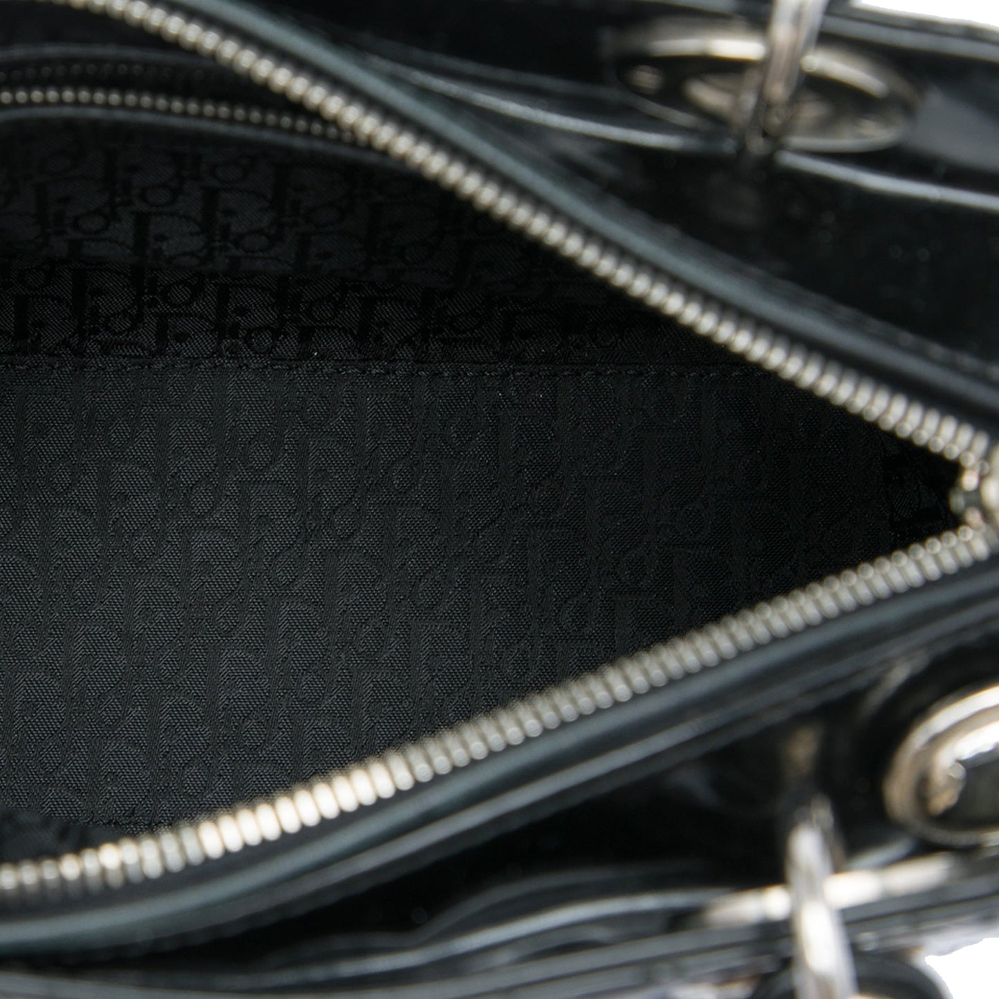 Dior Medium Patent Cannage Lady Dior