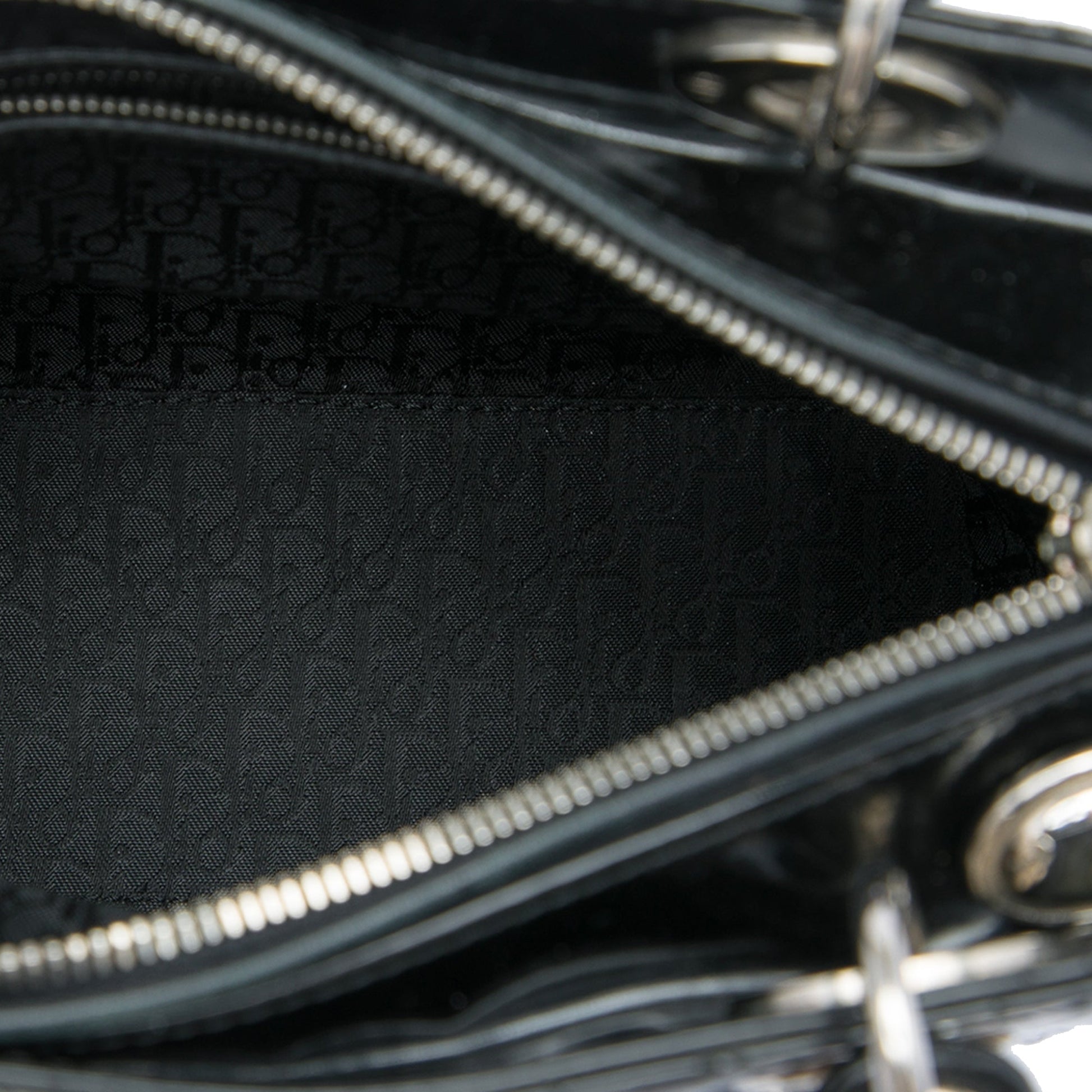 Dior Medium Patent Cannage Lady Dior
