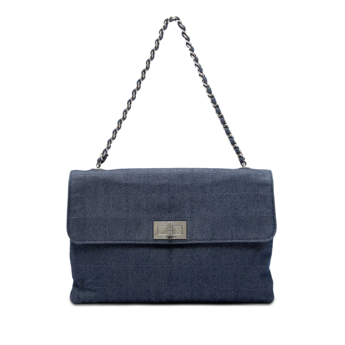 Chanel Chocolate Bar Denim Reissue 2.55 Flap