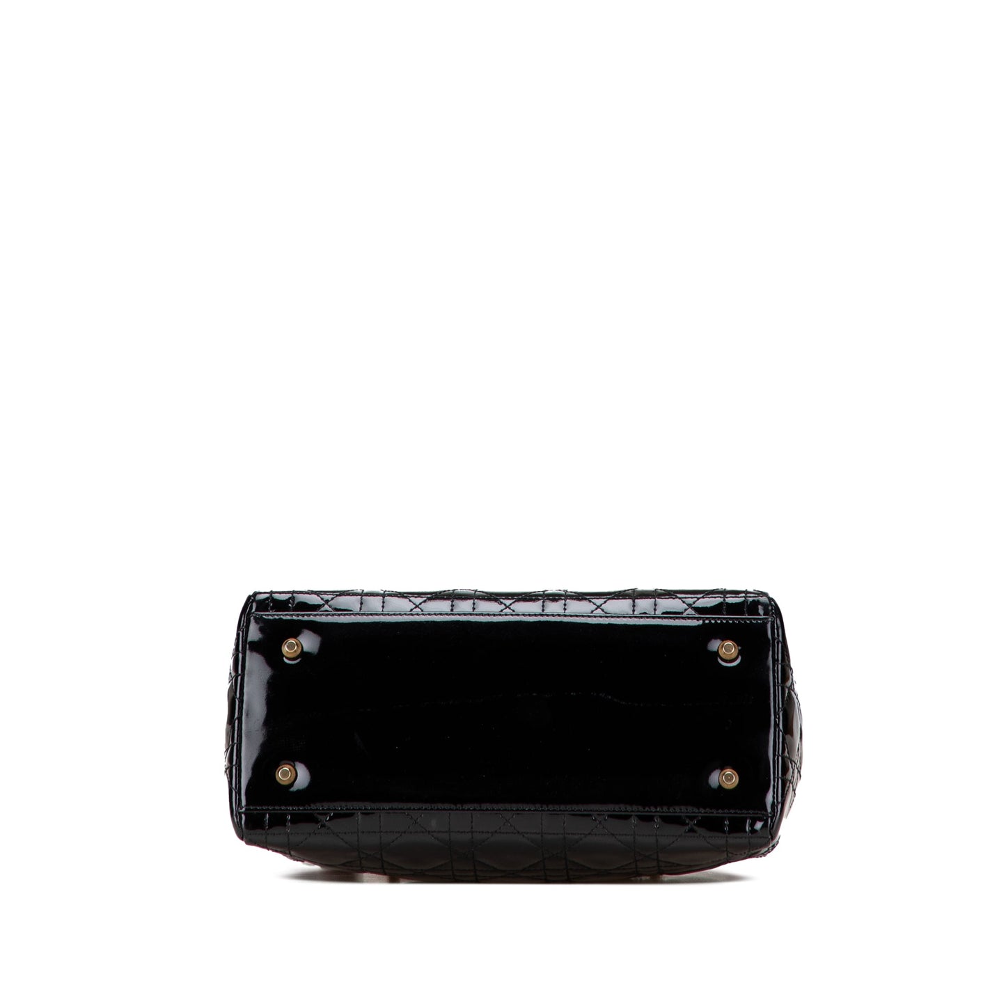 Dior Medium Patent Cannage Lady Dior