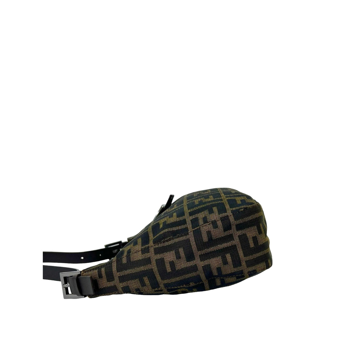 Fendi Zucca Canvas Shoulder Bag — Brown