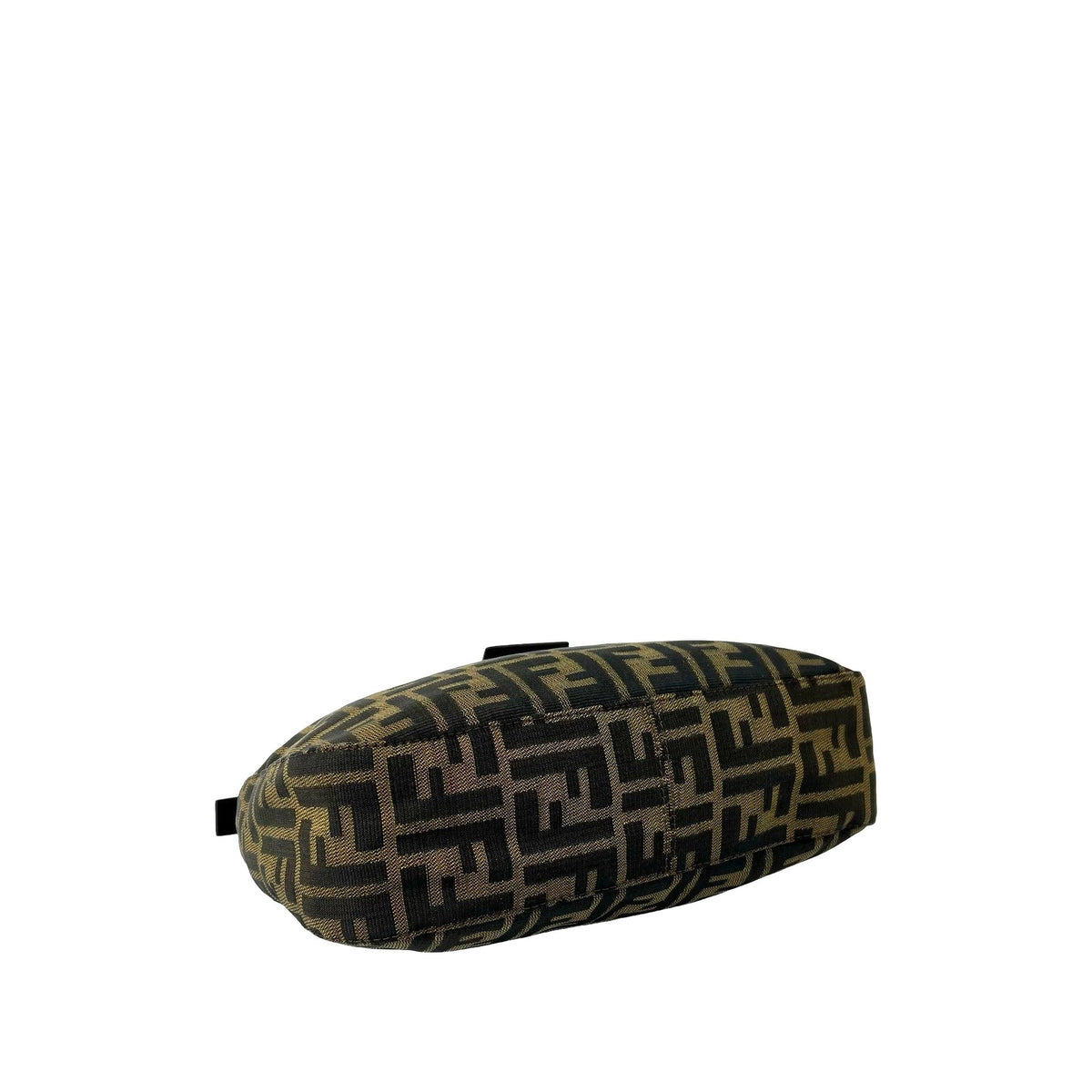 Fendi Zucca Canvas Shoulder Bag — Brown
