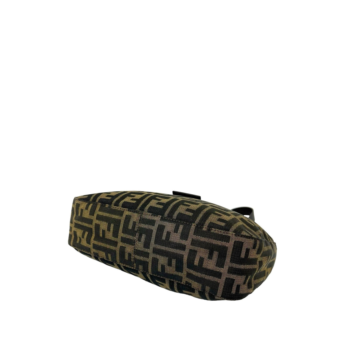 Fendi Zucca Canvas Shoulder Bag — Brown