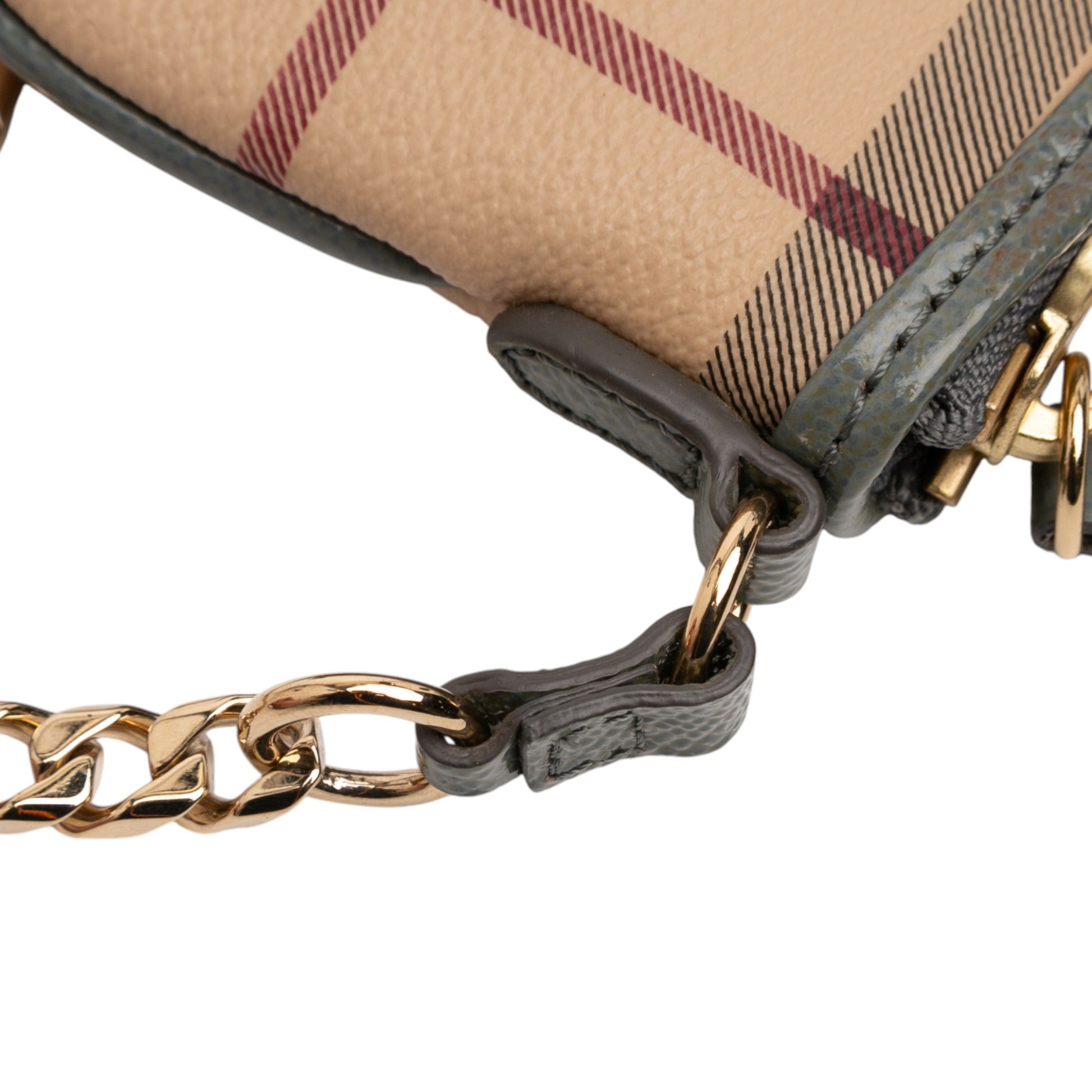 Burberry Haymarket Check Coated Canvas Clara Pochette