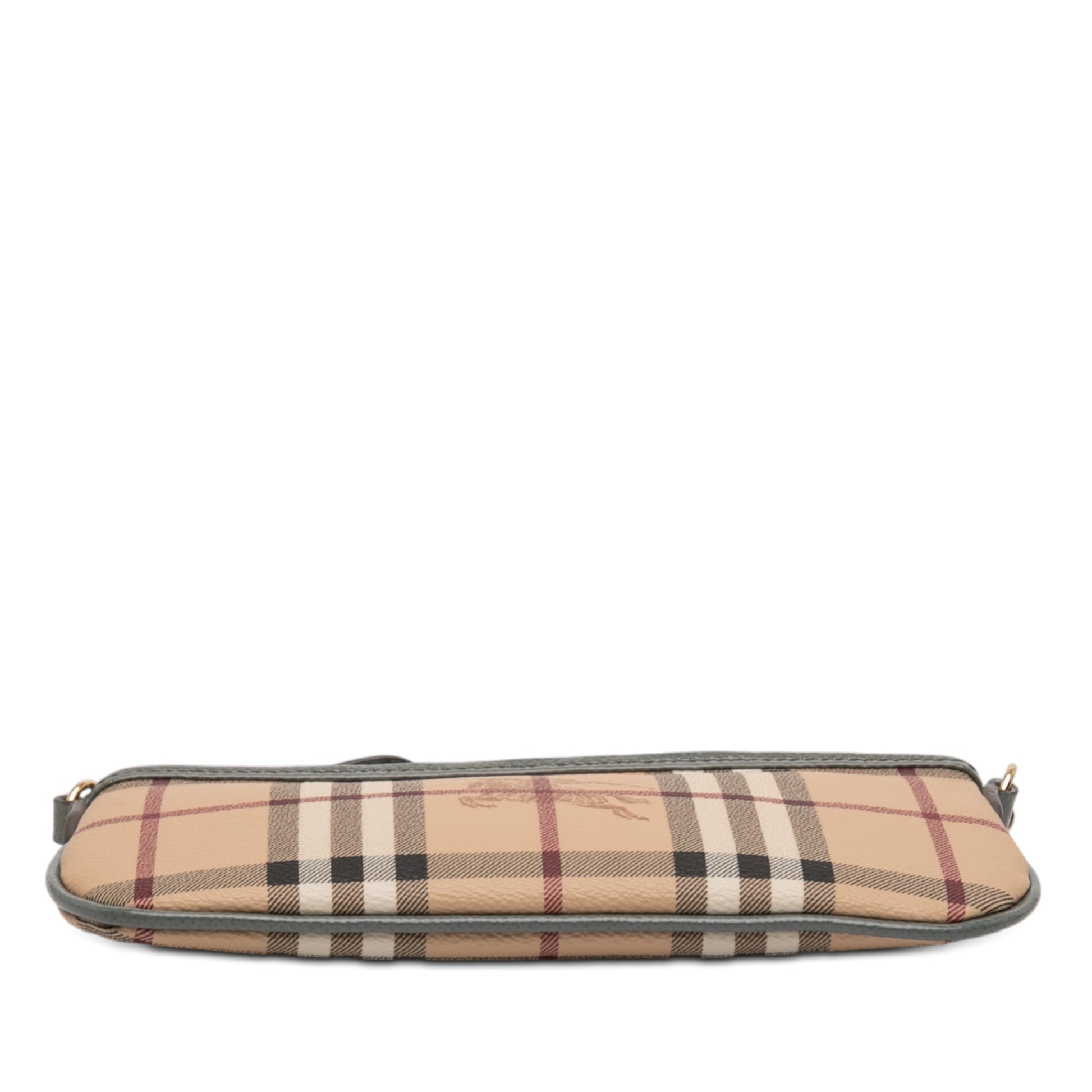 Burberry Haymarket Check Coated Canvas Clara Pochette