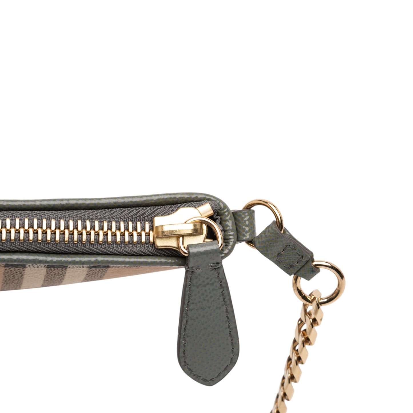 Burberry Haymarket Check Coated Canvas Clara Pochette