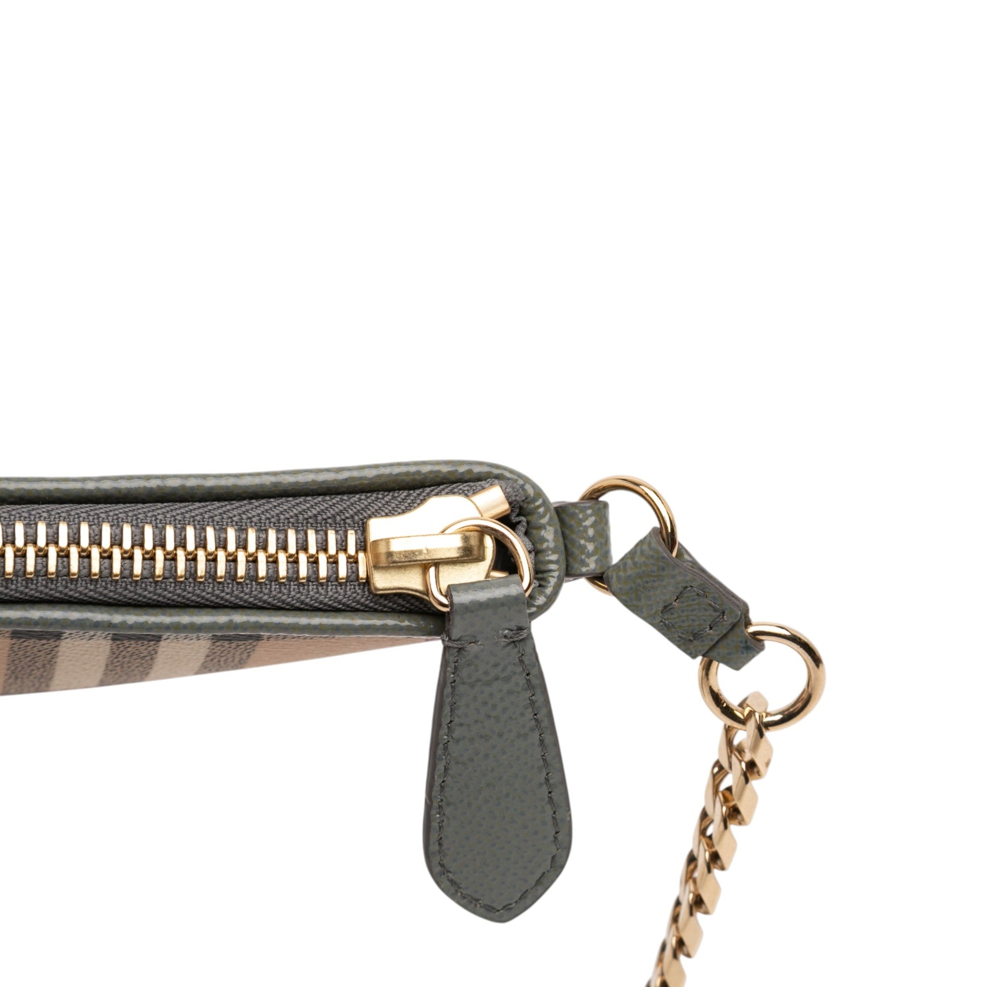 Burberry Haymarket Check Coated Canvas Clara Pochette