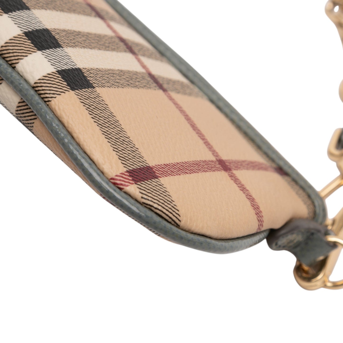 Burberry Haymarket Check Coated Canvas Clara Pochette
