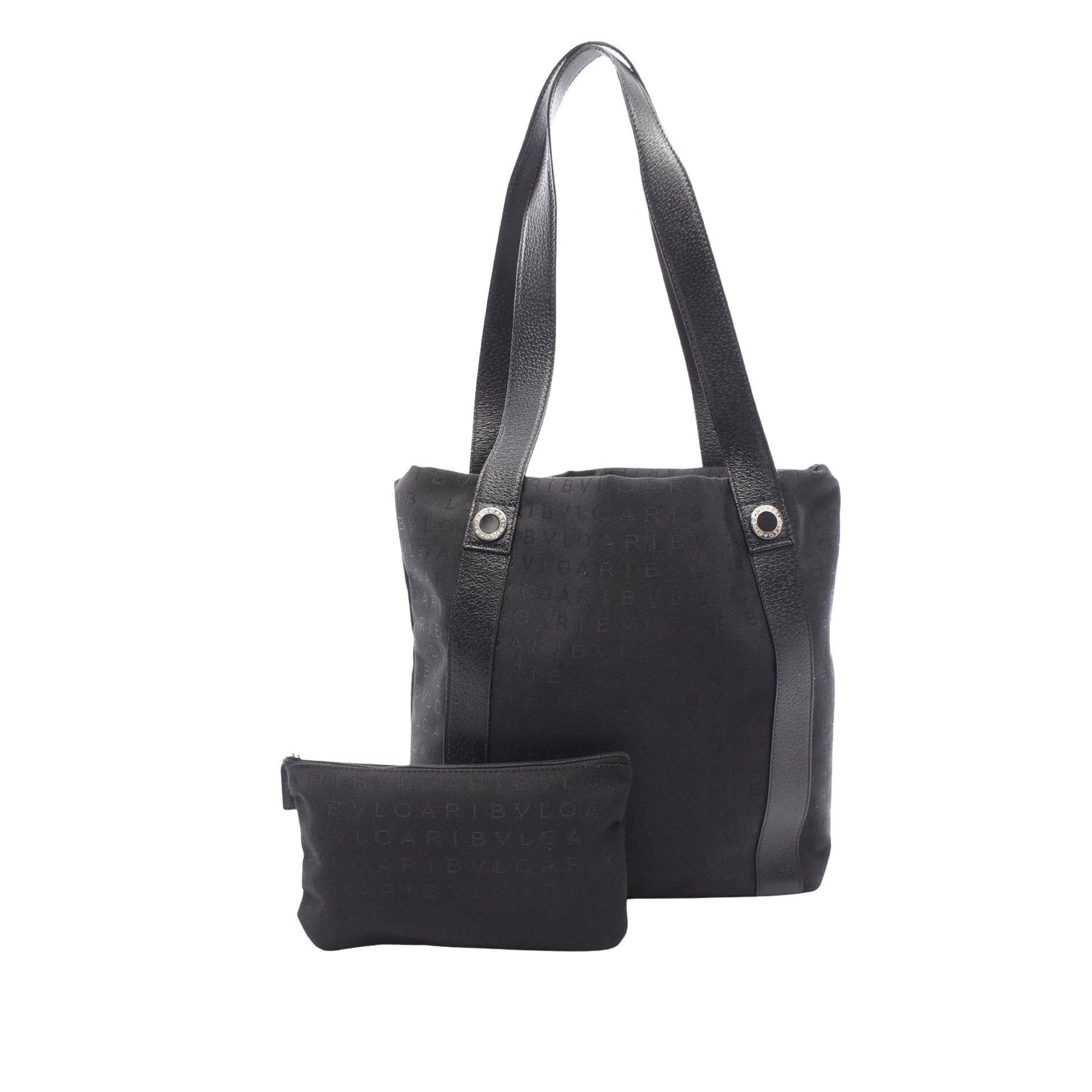 Bvlgari Logomania Canvas Tote