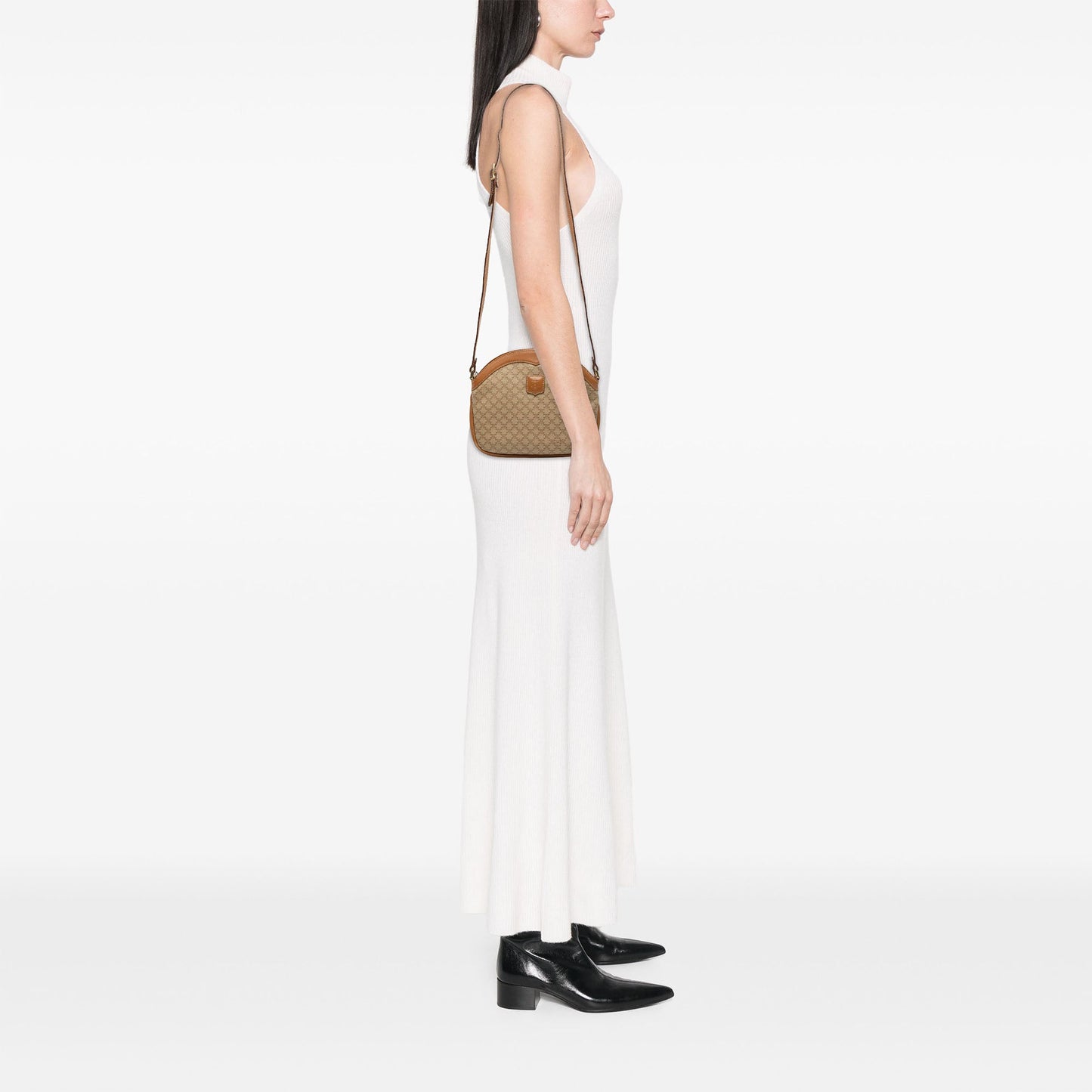 Celine Macadam Coated Canvas Crossbody