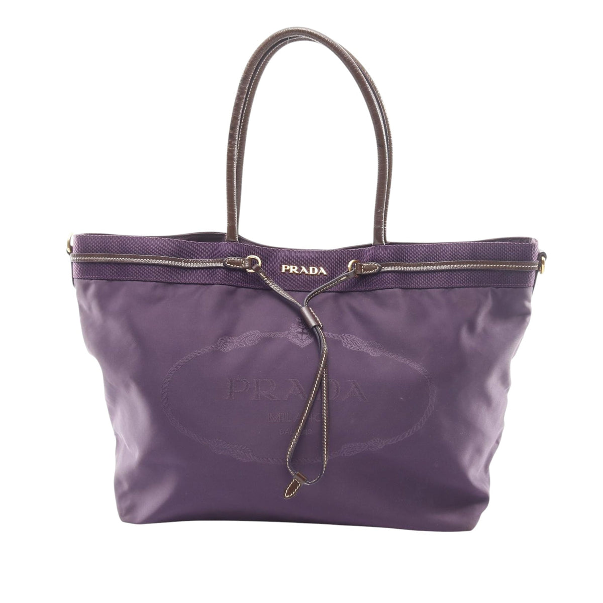 Prada Re-Nylon Jacquard Tote