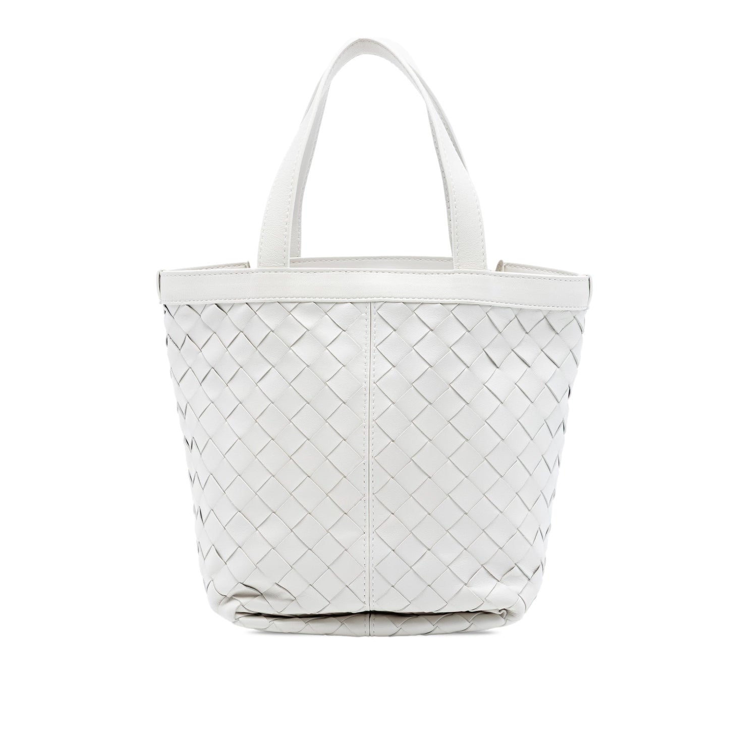 Bottega Veneta Small Nappa Intrecciato Flip Flap Tote