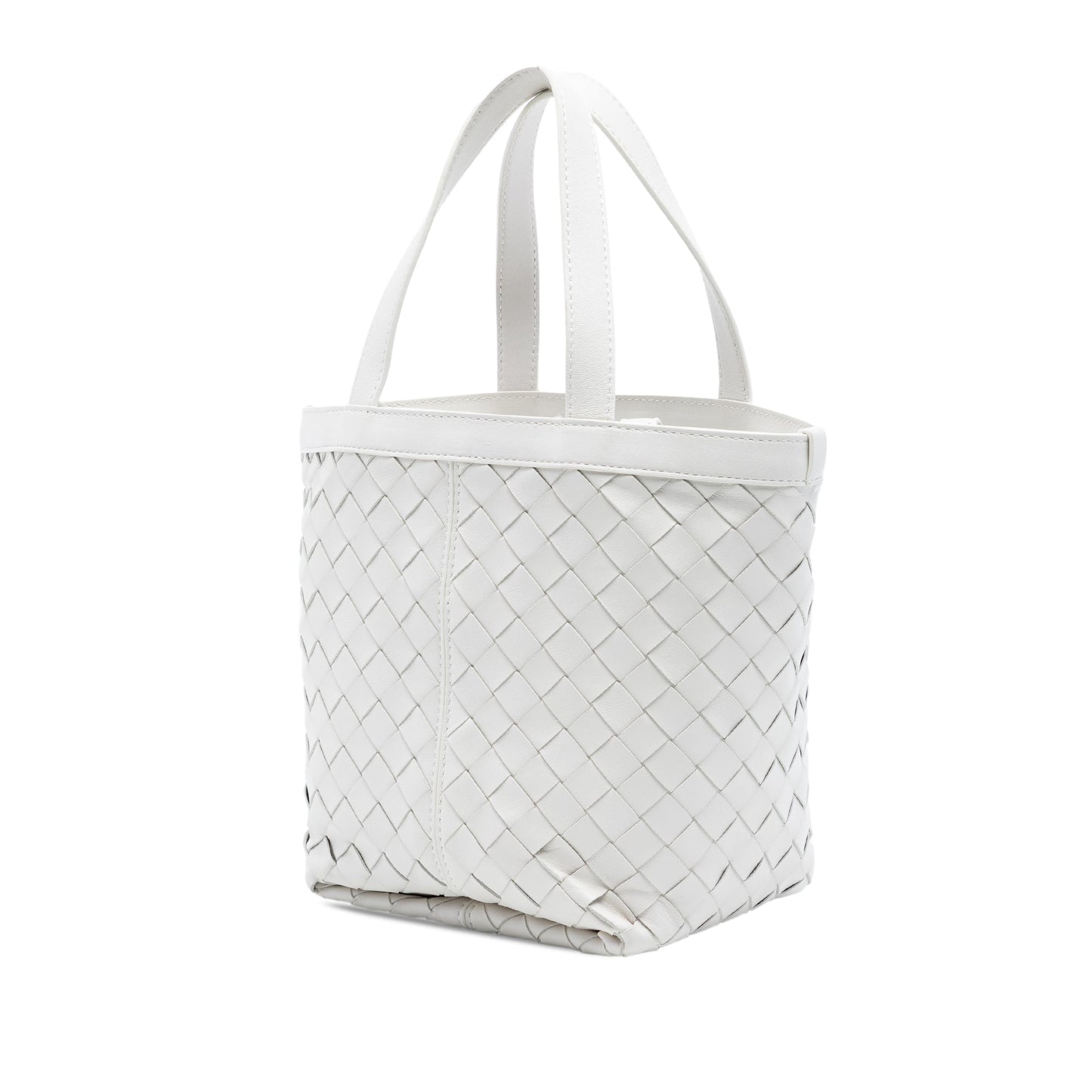 Bottega Veneta Small Nappa Intrecciato Flip Flap Tote