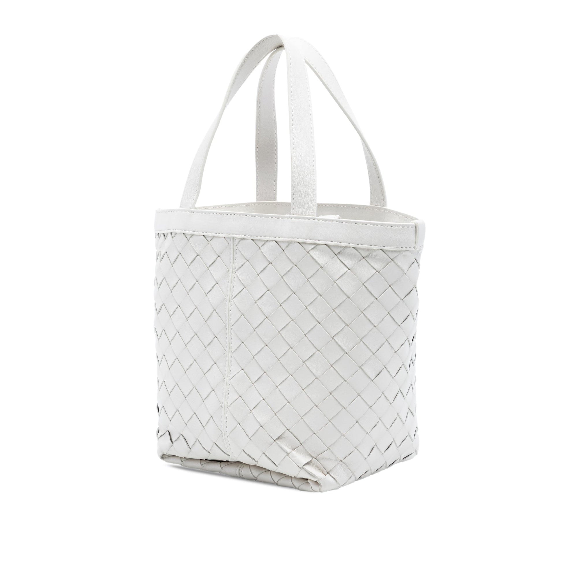 Bottega Veneta Small Nappa Intrecciato Flip Flap Tote