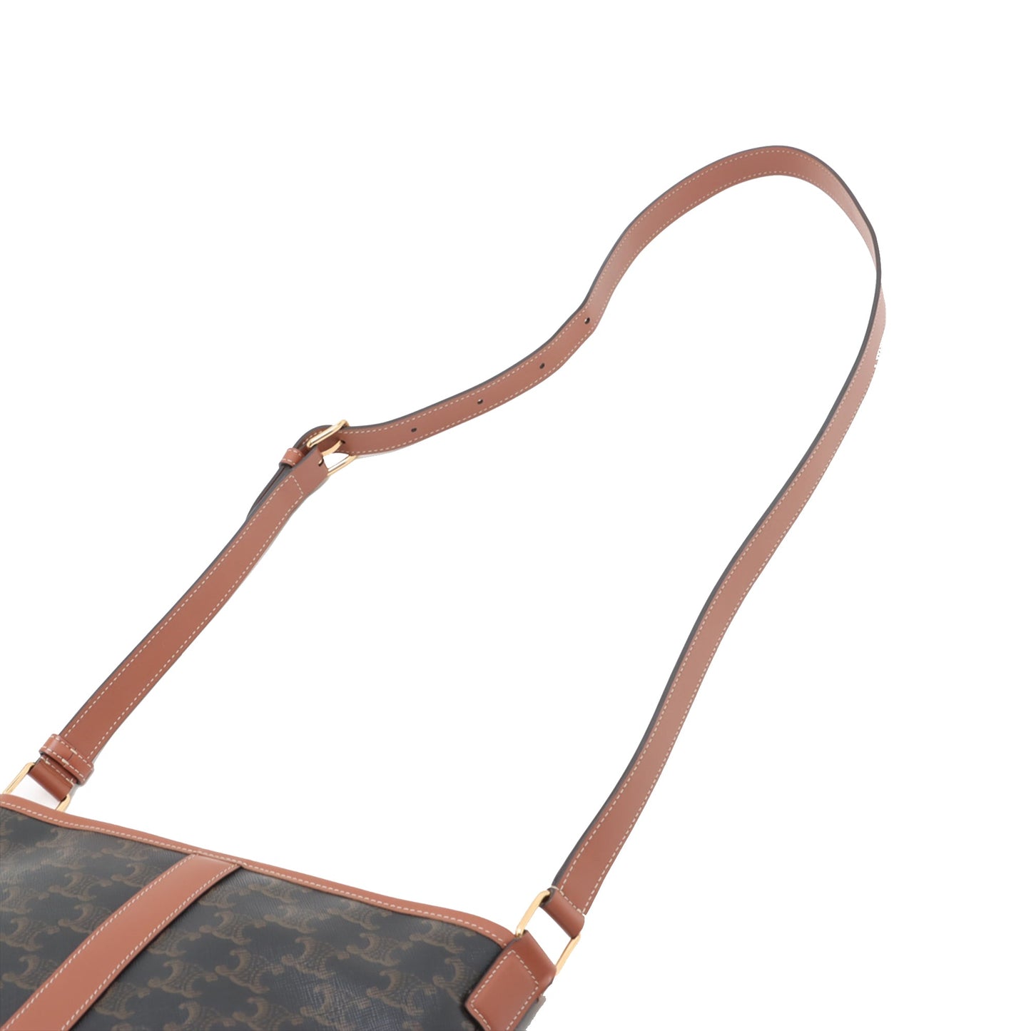 Celine Small Triomphe Coated Canvas Bucket Bag