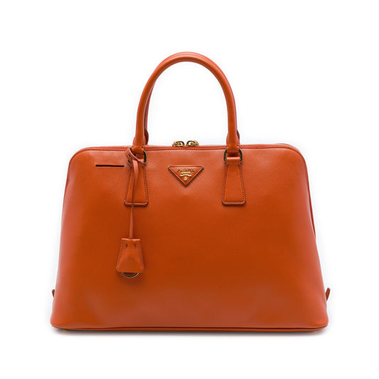 Prada Large Saffiano Lux Promenade Satchel