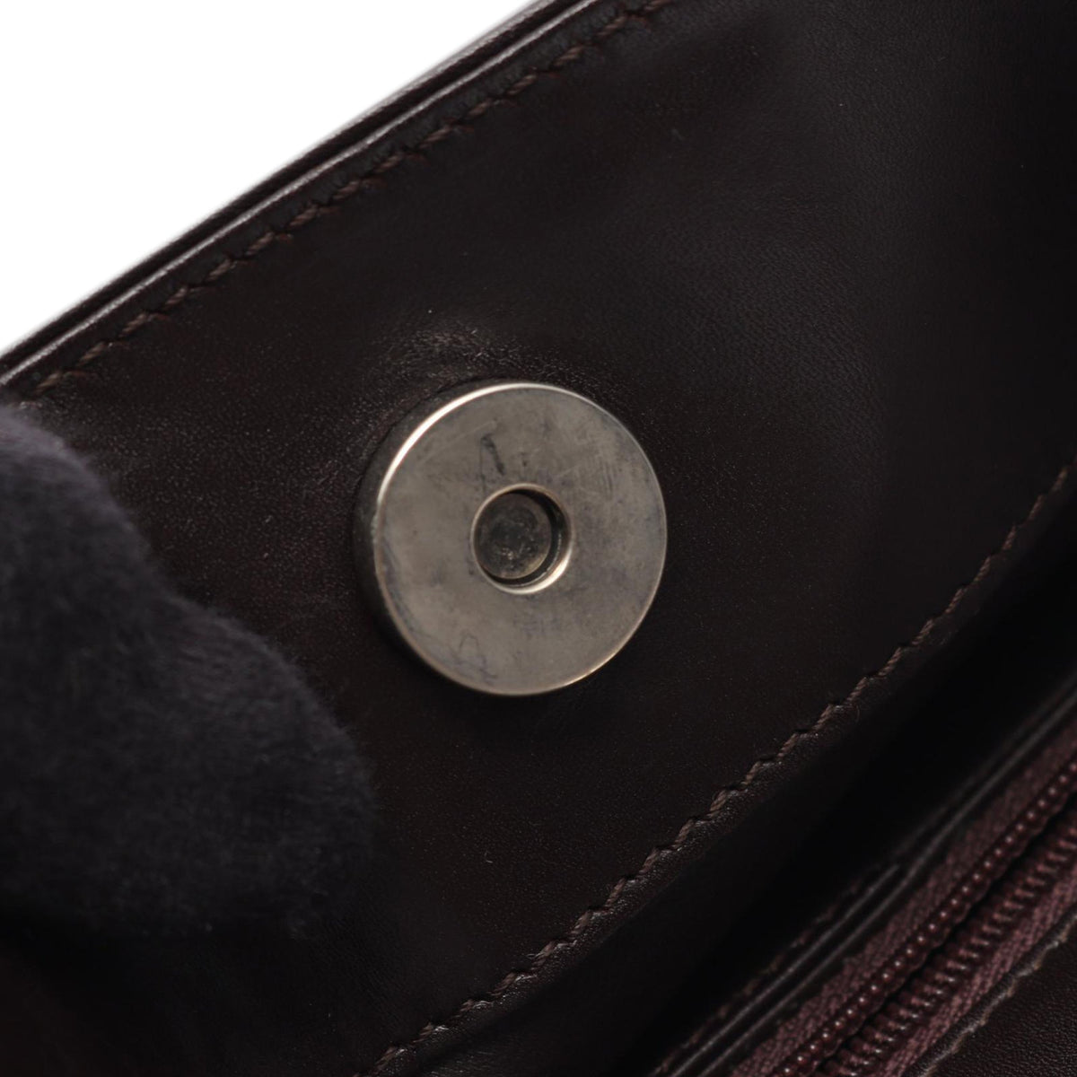 Gucci Calfskin Shoulder Bag — Brown