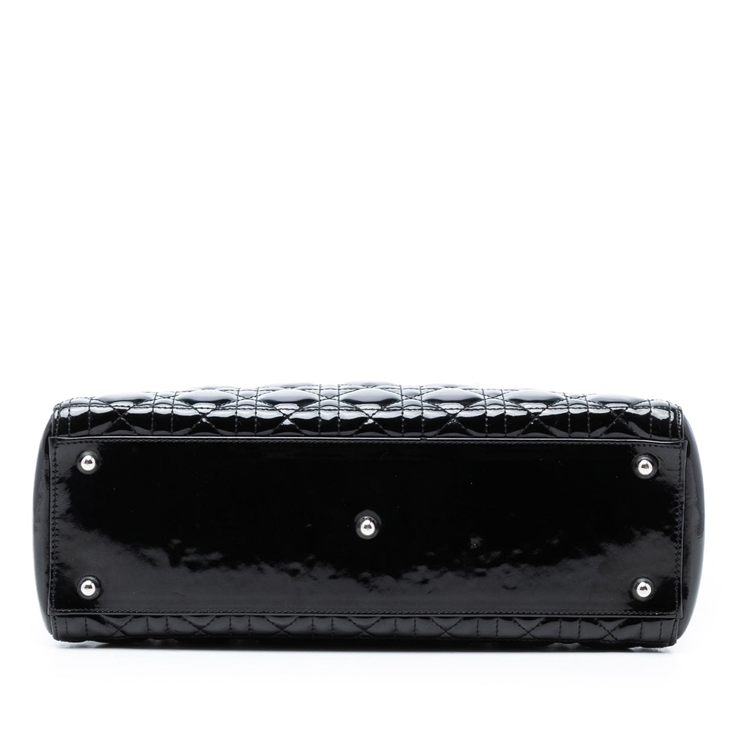 Large Patent Cannage Lady Dior