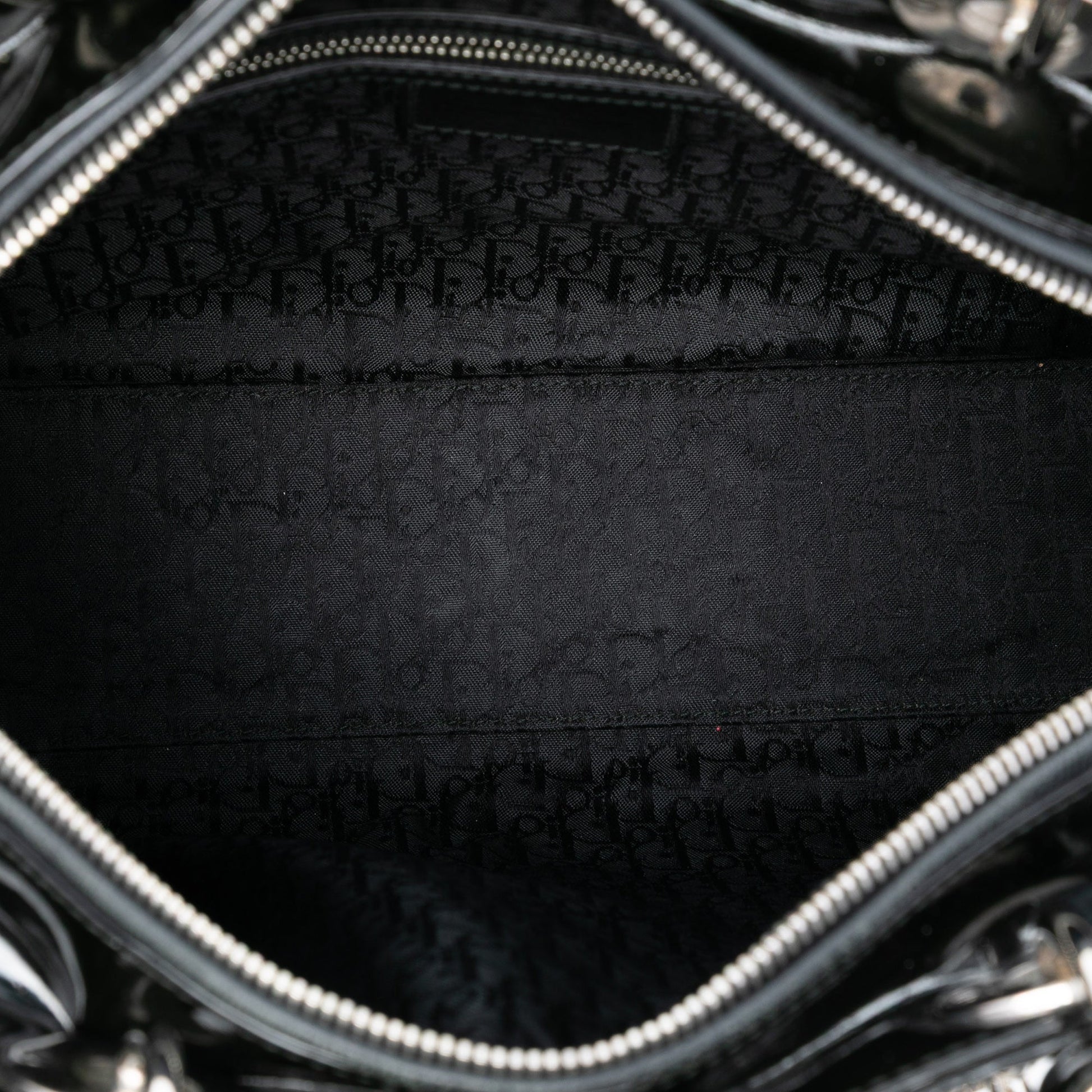 Large Patent Cannage Lady Dior