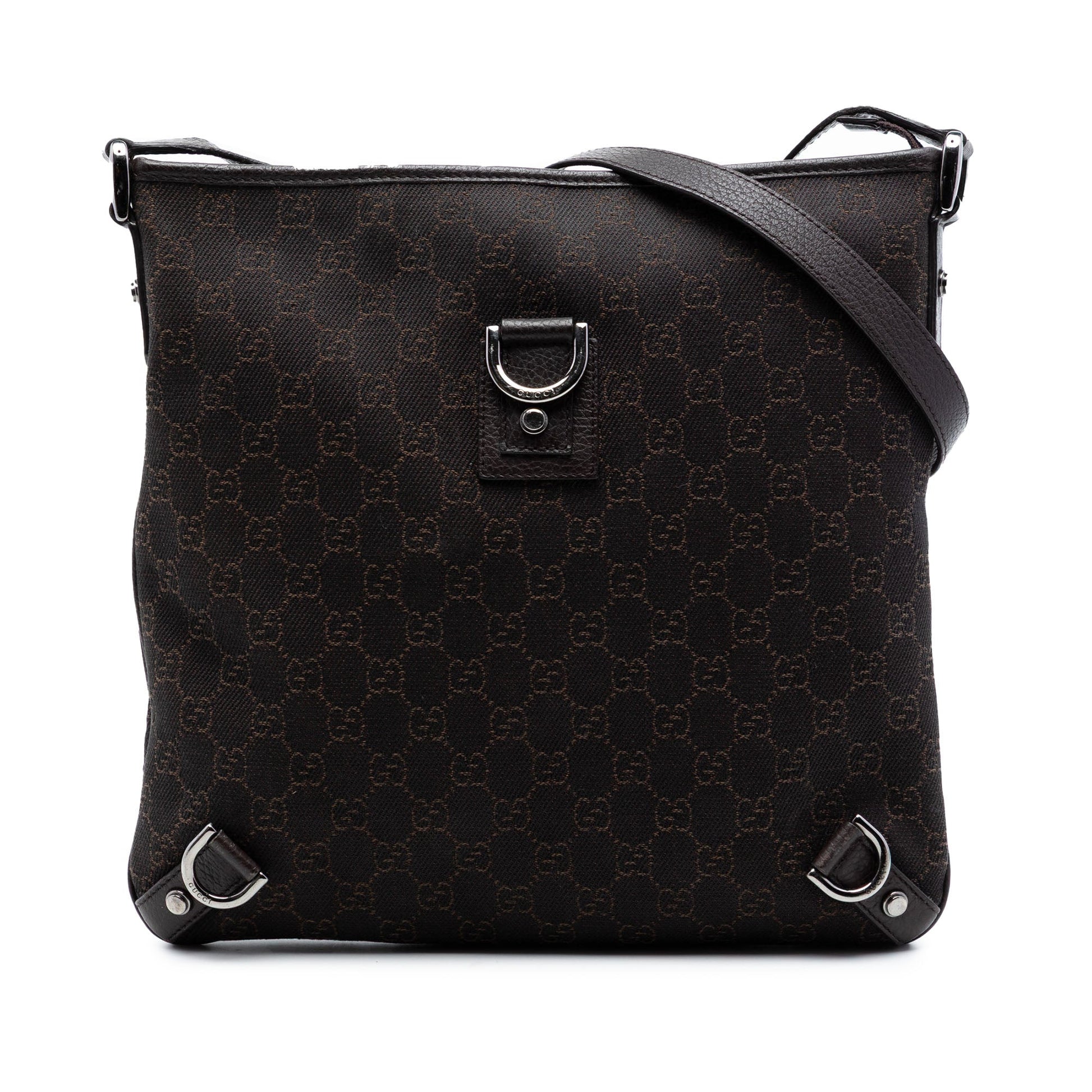 Gucci GG Denim Abbey D Ring Crossbody