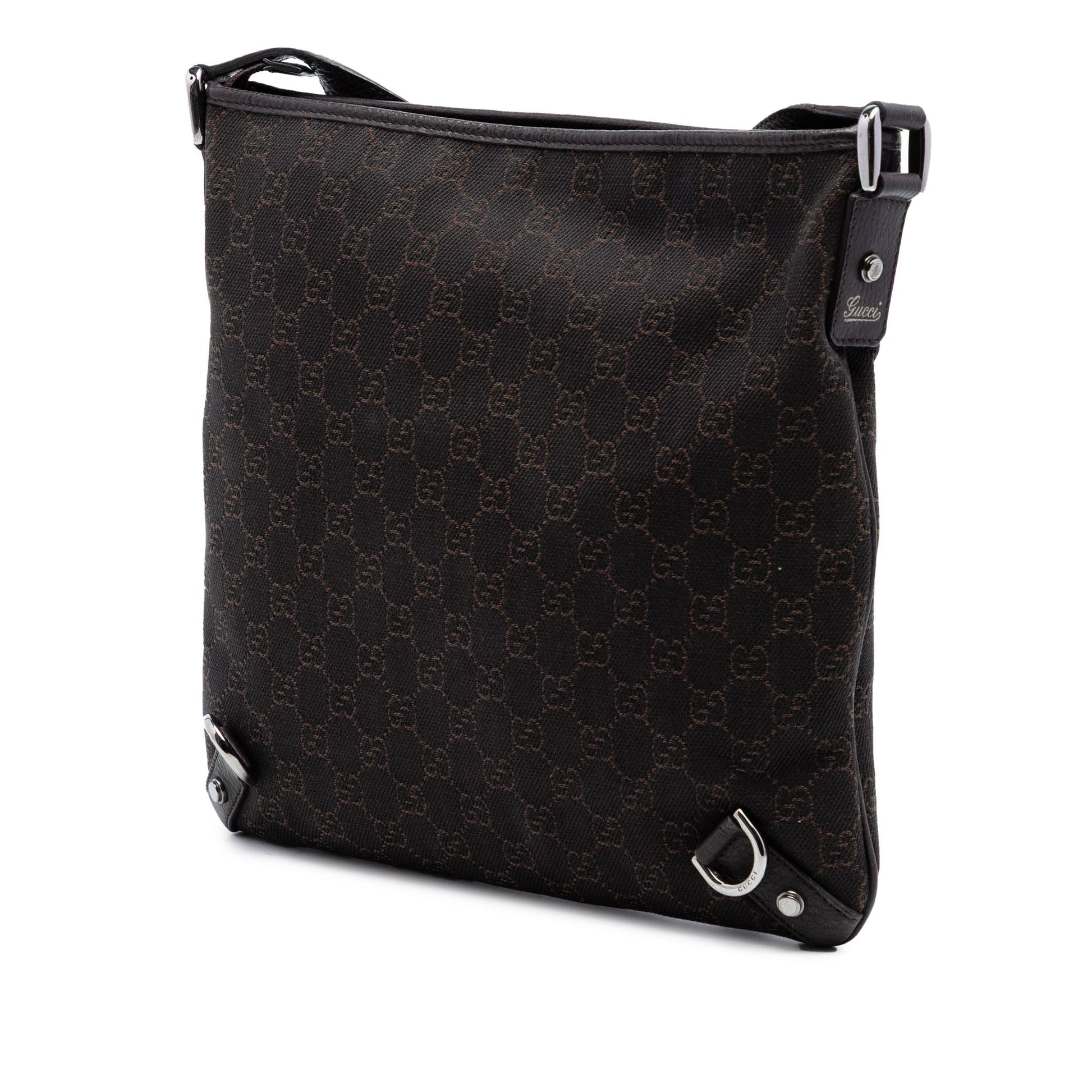 Gucci GG Denim Abbey D Ring Crossbody