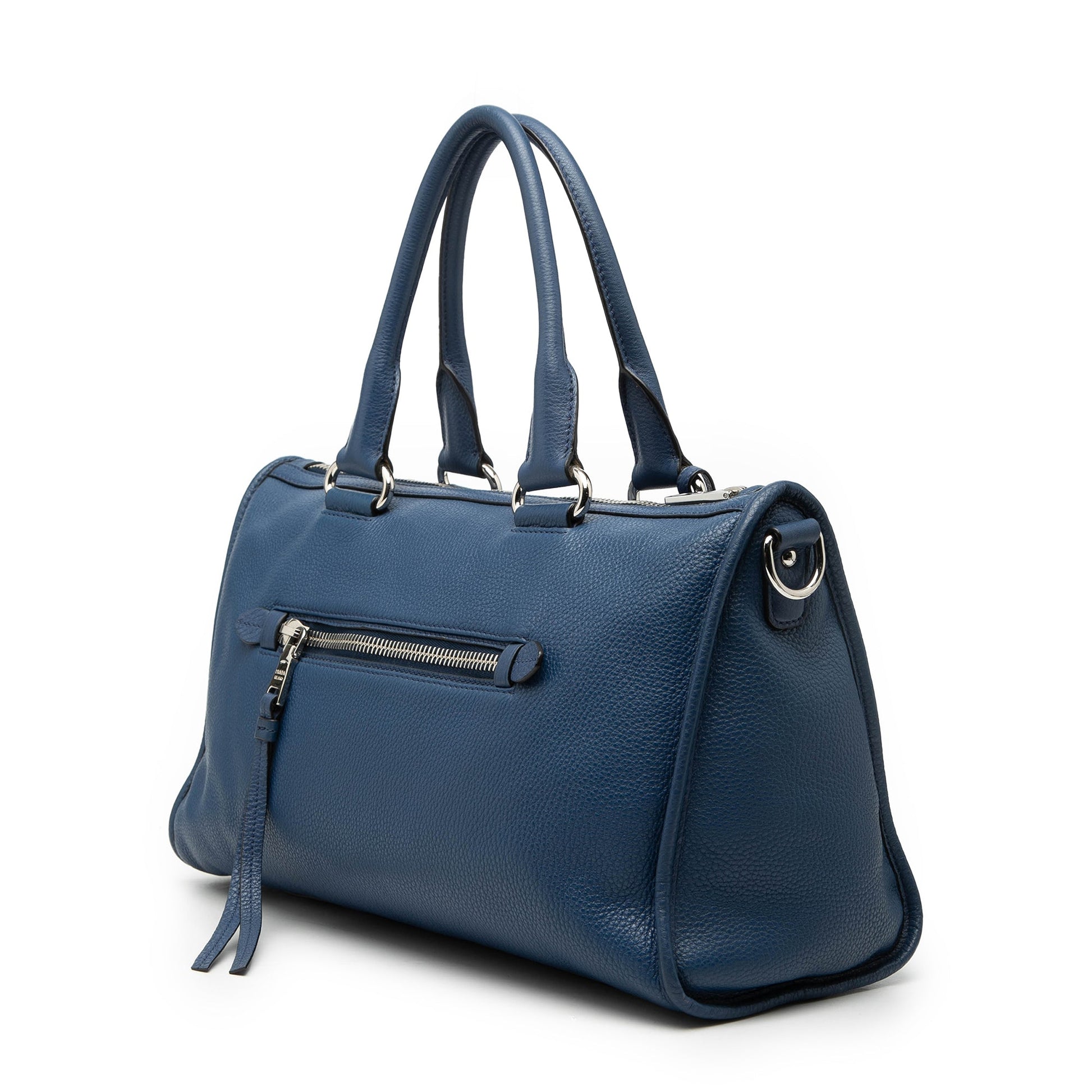 Vitello Phenix Zip Top Satchel