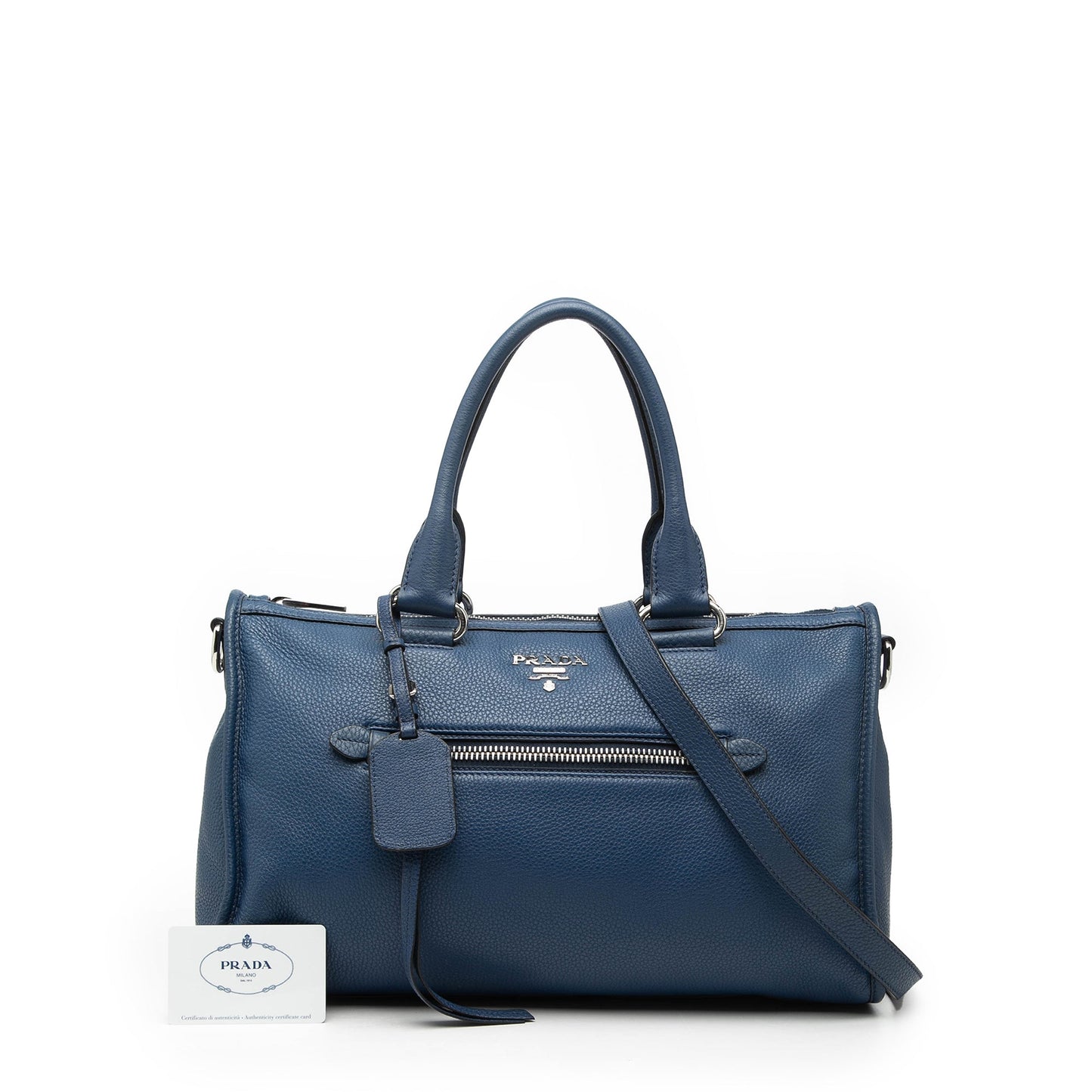 Vitello Phenix Zip Top Satchel