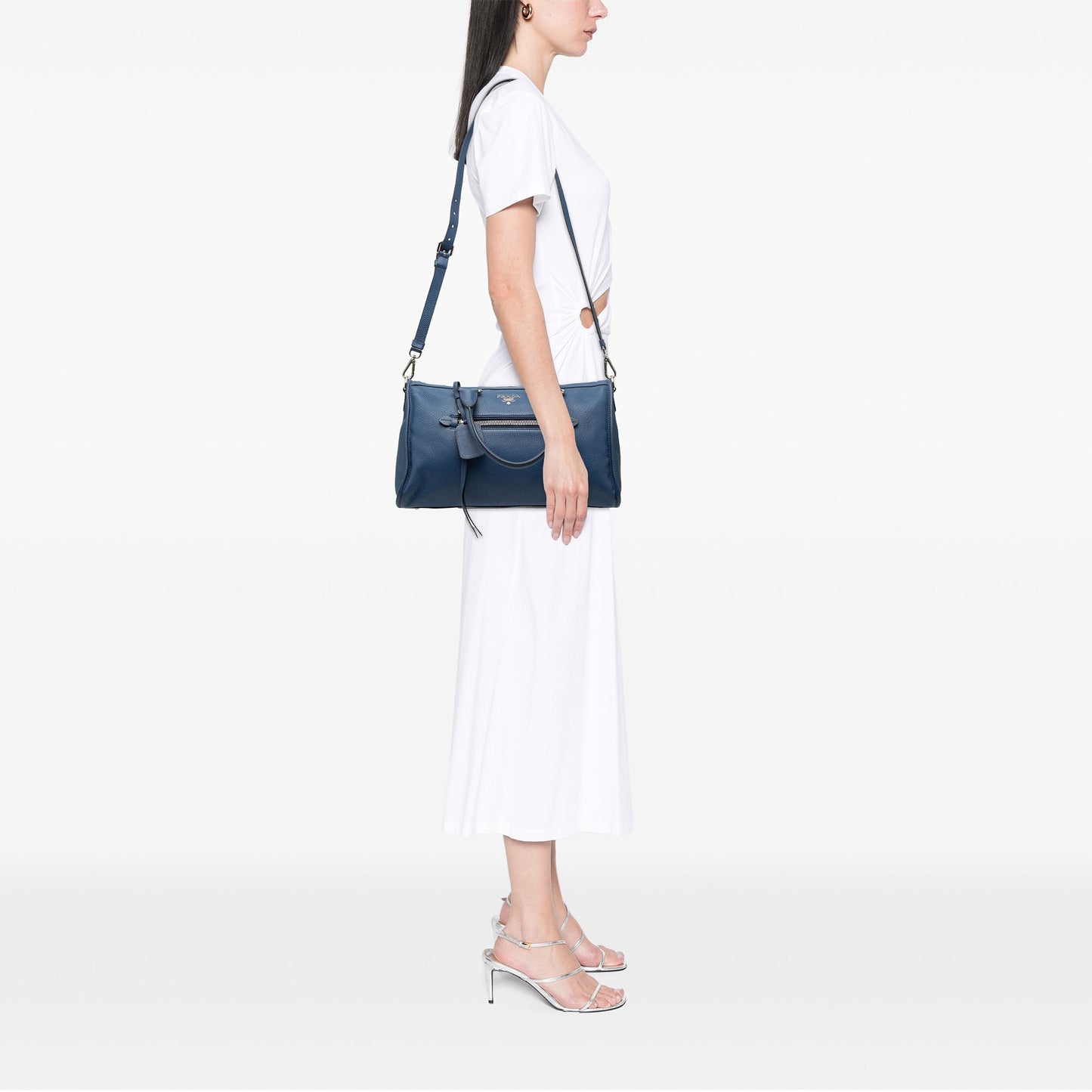 Vitello Phenix Zip Top Satchel
