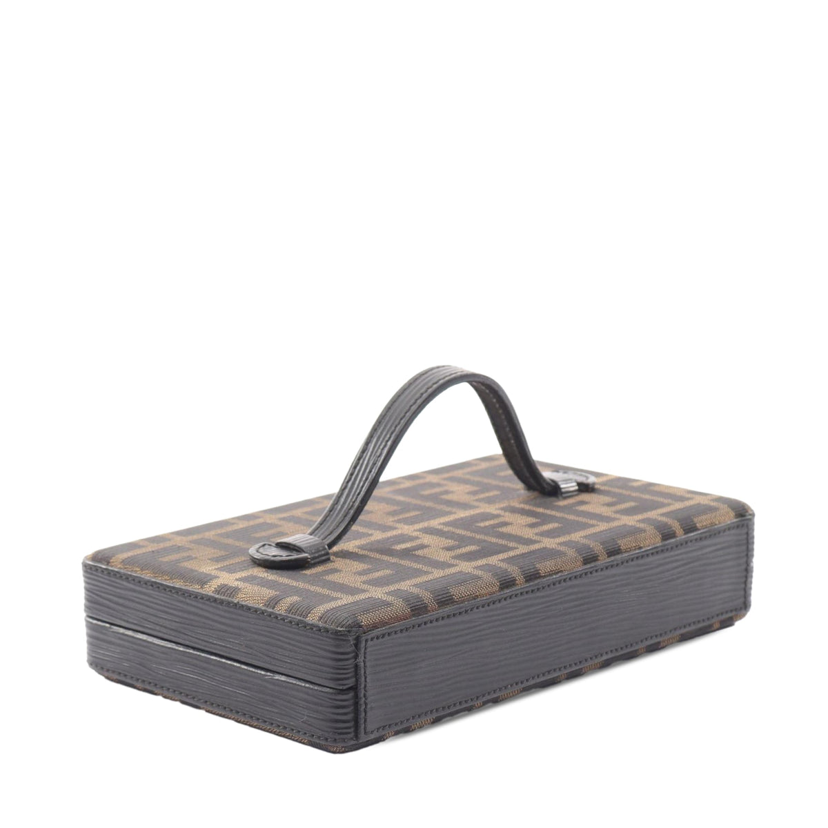 Fendi Zucca Canvas Vanity Bag — Brown