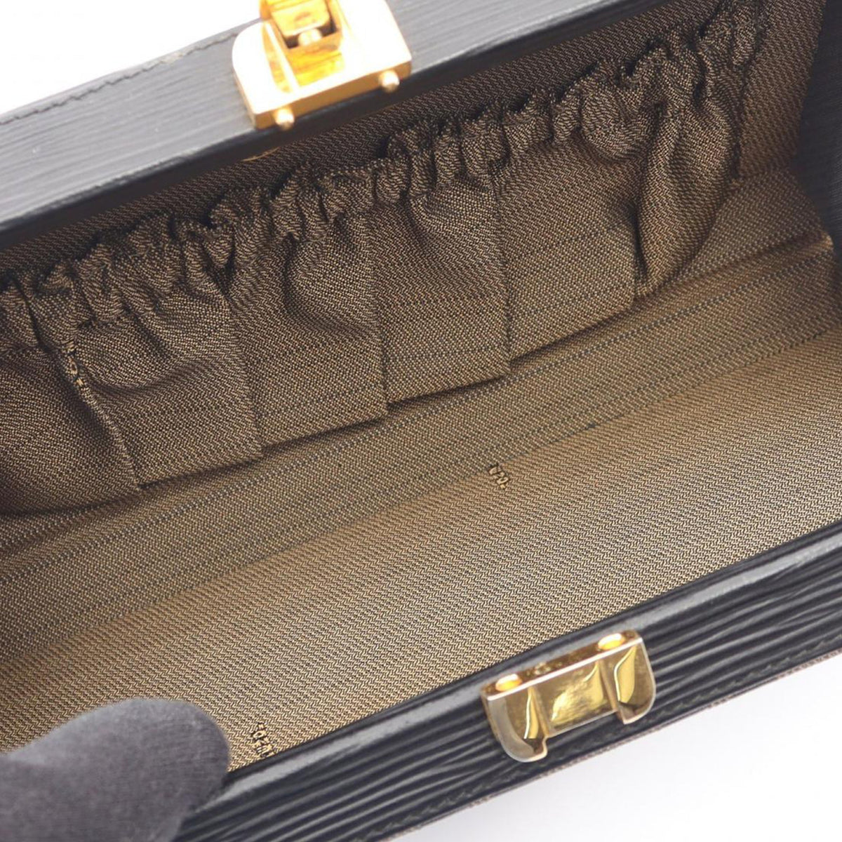 Fendi Zucca Canvas Vanity Bag — Brown