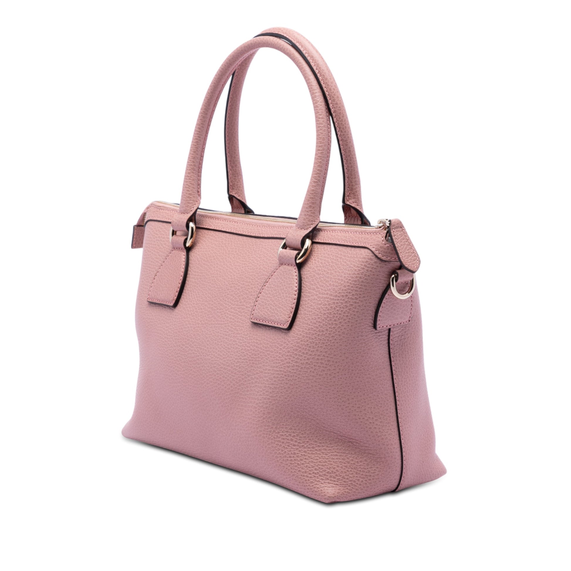 Gucci Dollar Calfskin GG Charm Satchel
