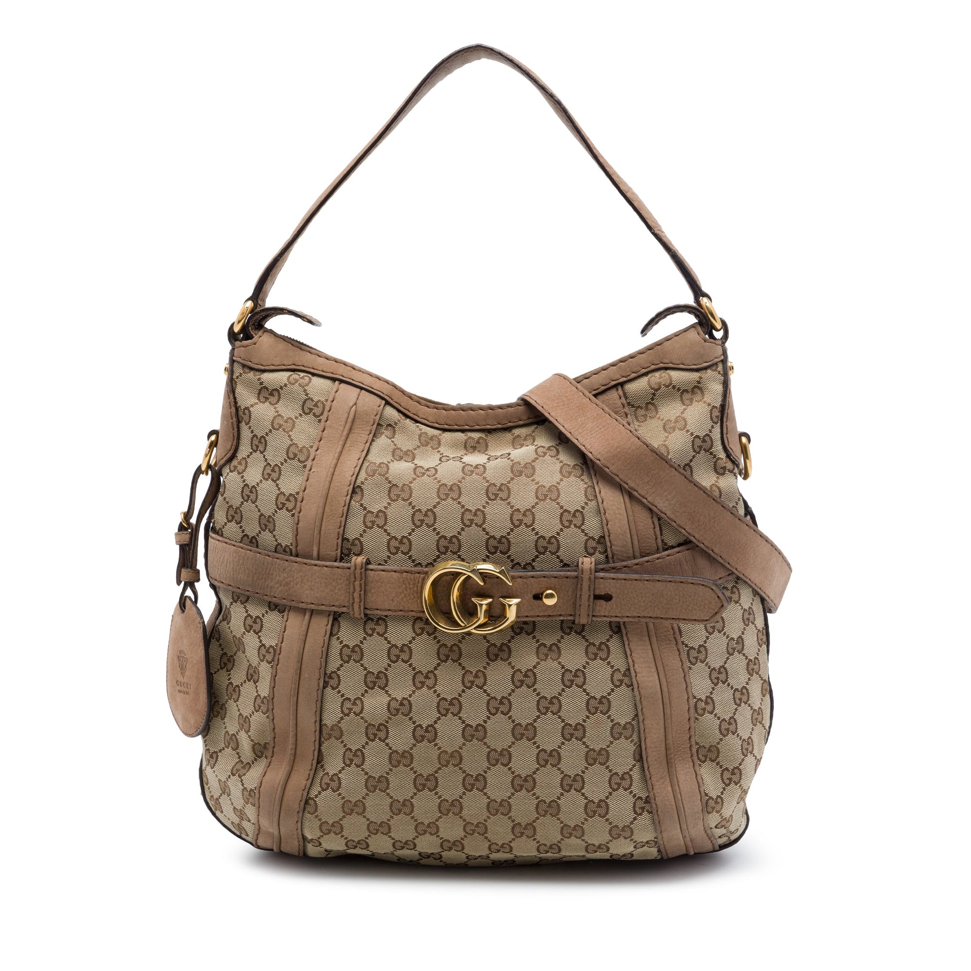 Gucci Medium GG Canvas Running Satchel