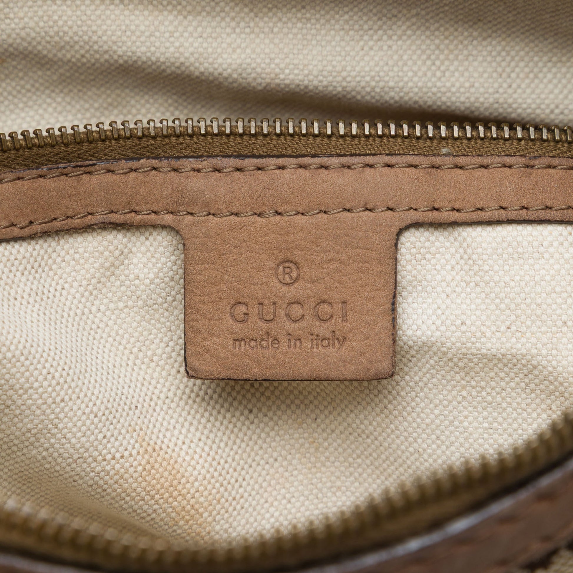 Gucci Medium GG Canvas Running Satchel