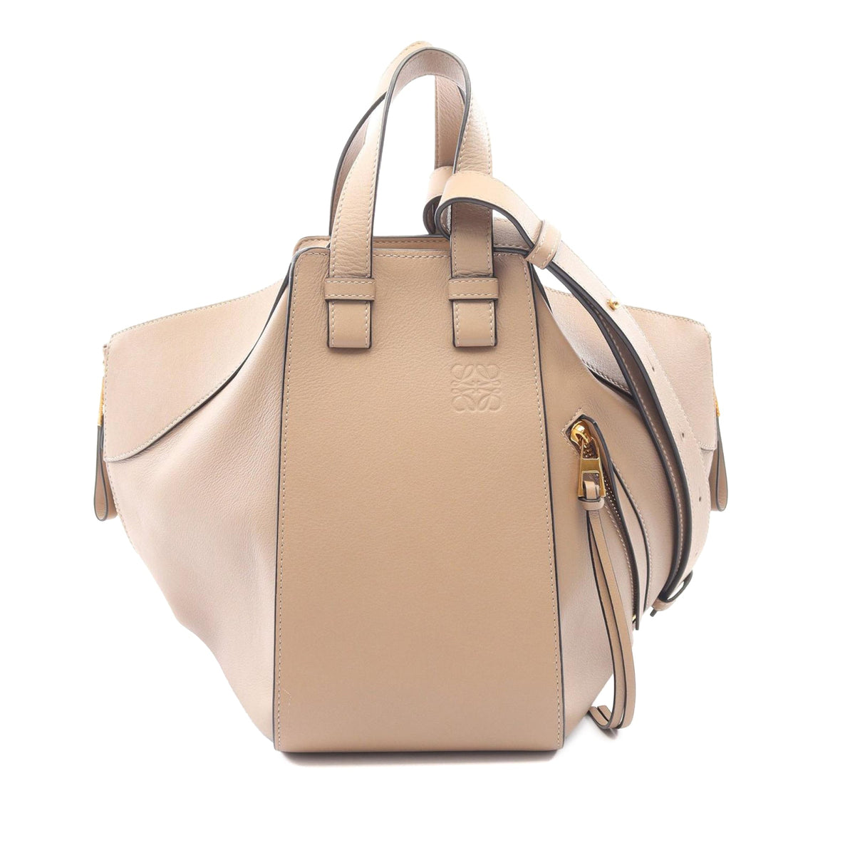 LOEWE Small Grained Calfskin Drawstring Hammock Bag