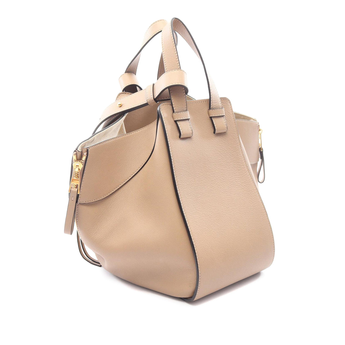 LOEWE Small Grained Calfskin Drawstring Hammock Bag