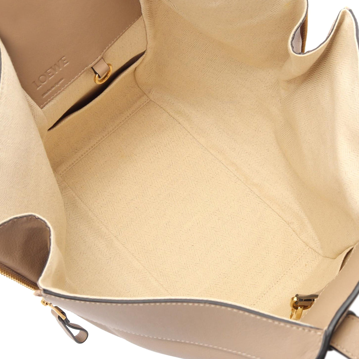 LOEWE Small Grained Calfskin Drawstring Hammock Bag