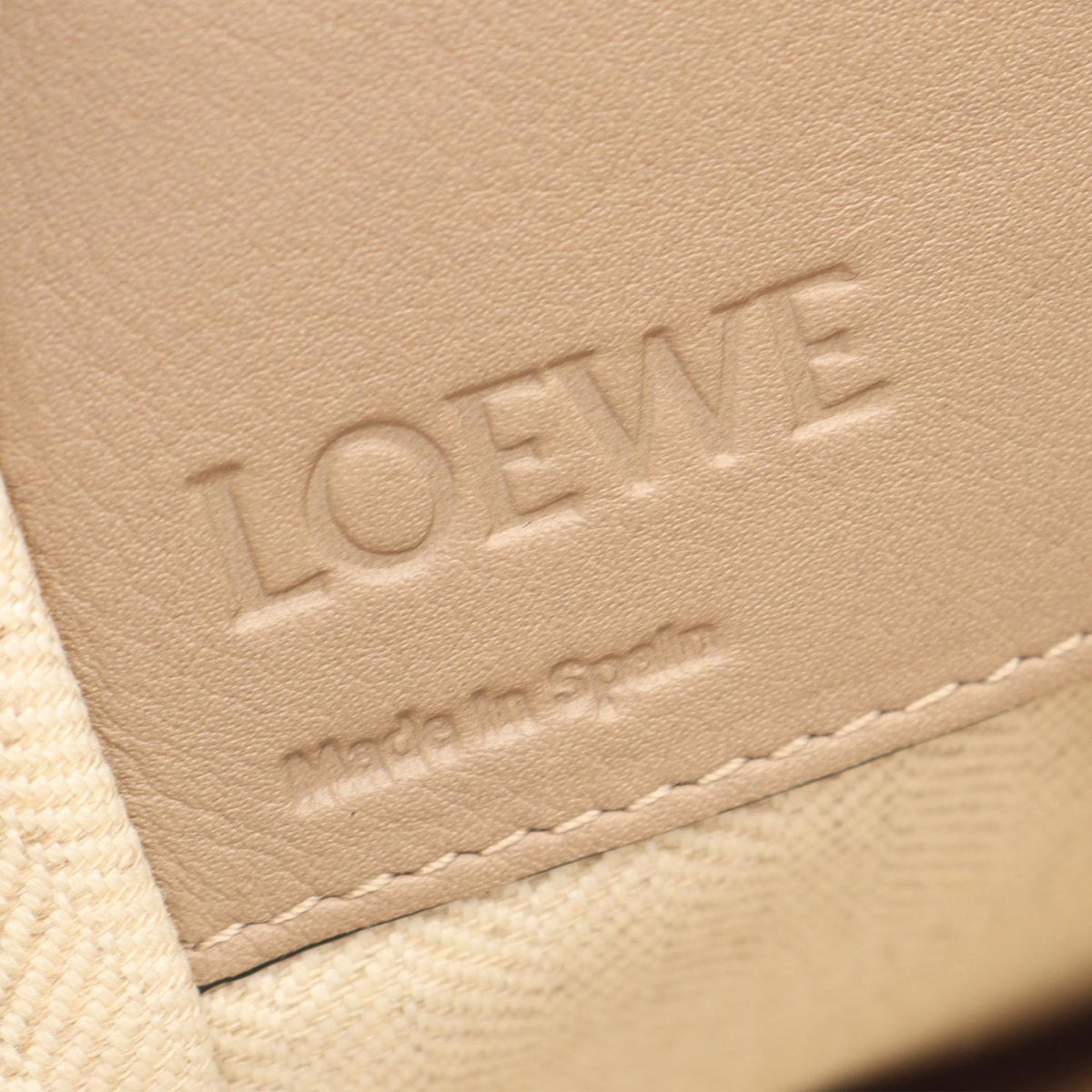 LOEWE Small Grained Calfskin Drawstring Hammock Bag