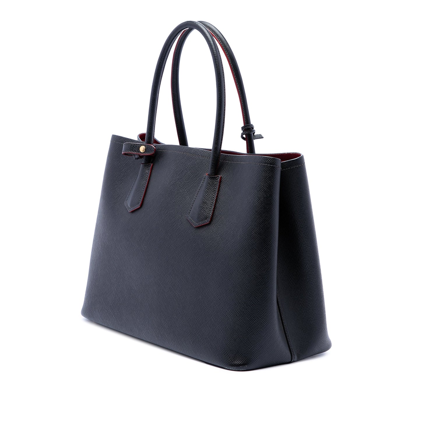 Prada Medium Saffiano Cuir Double Satchel