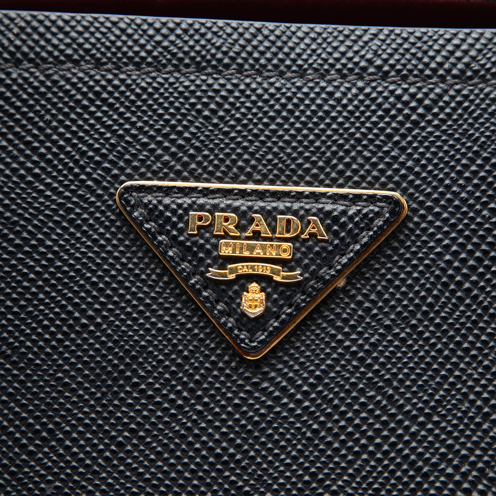 Prada Medium Saffiano Cuir Double Satchel