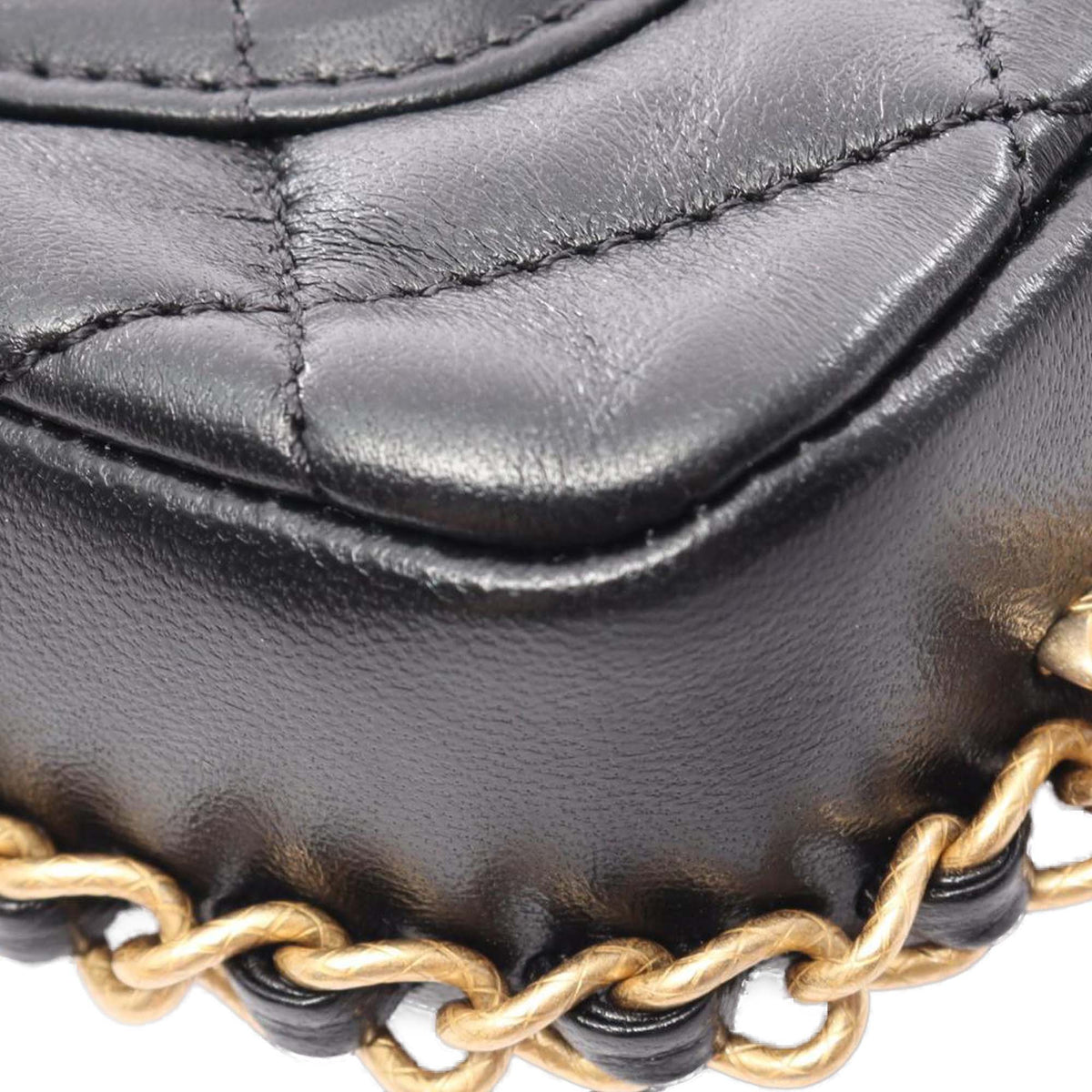 Chanel Mini Square Lambskin Single Flap